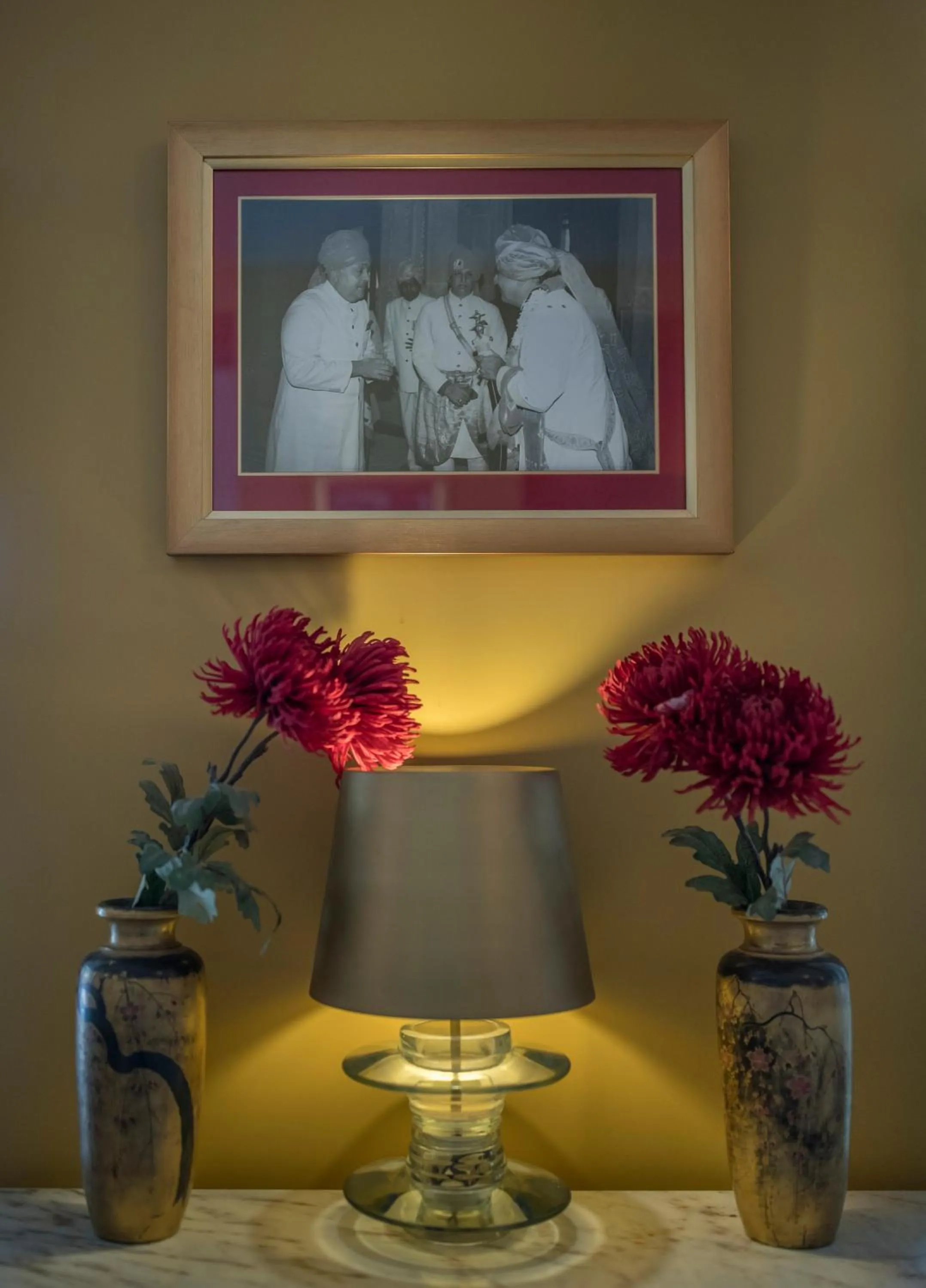 Decorative detail in Narendra Bhawan