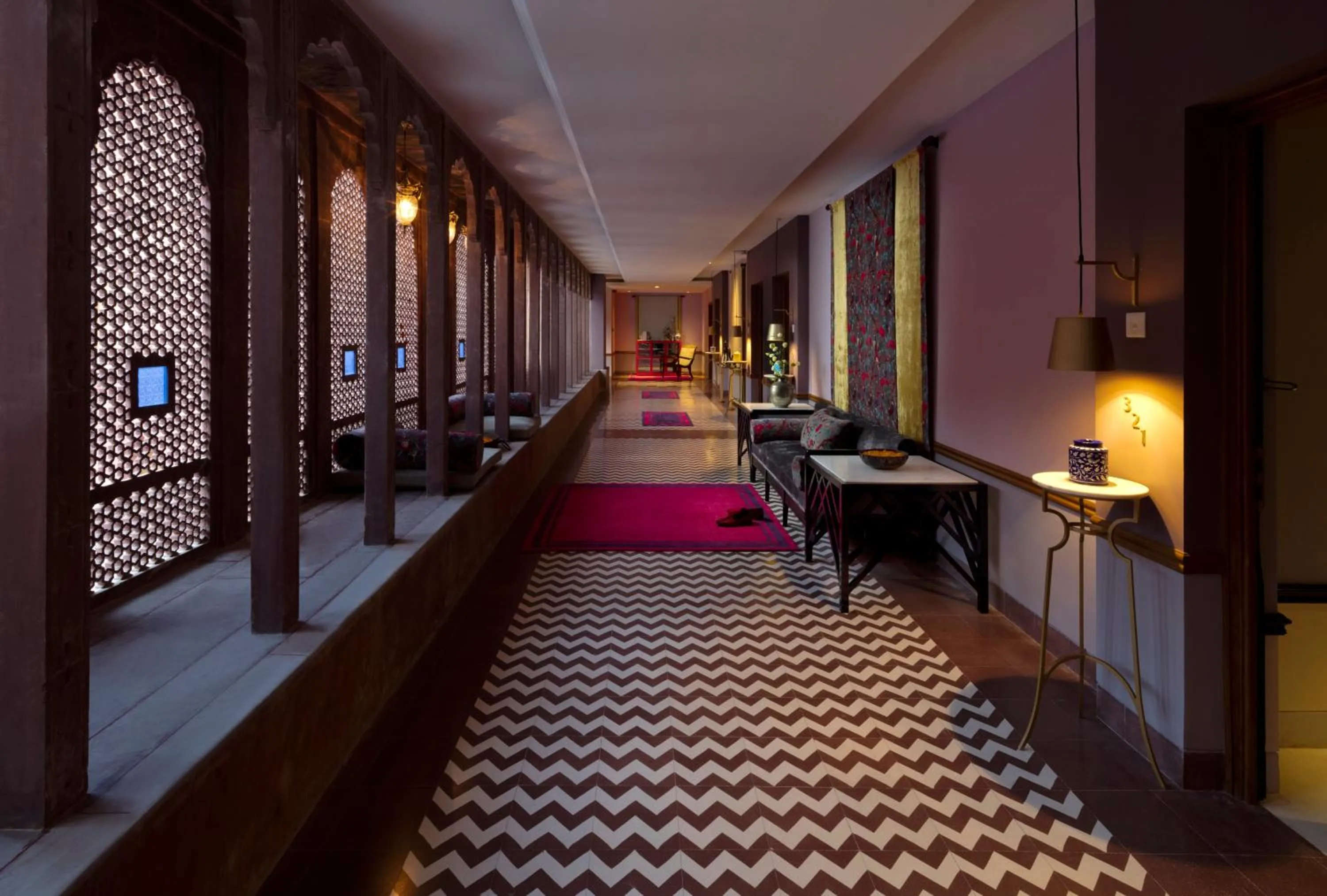 Patio in Narendra Bhawan