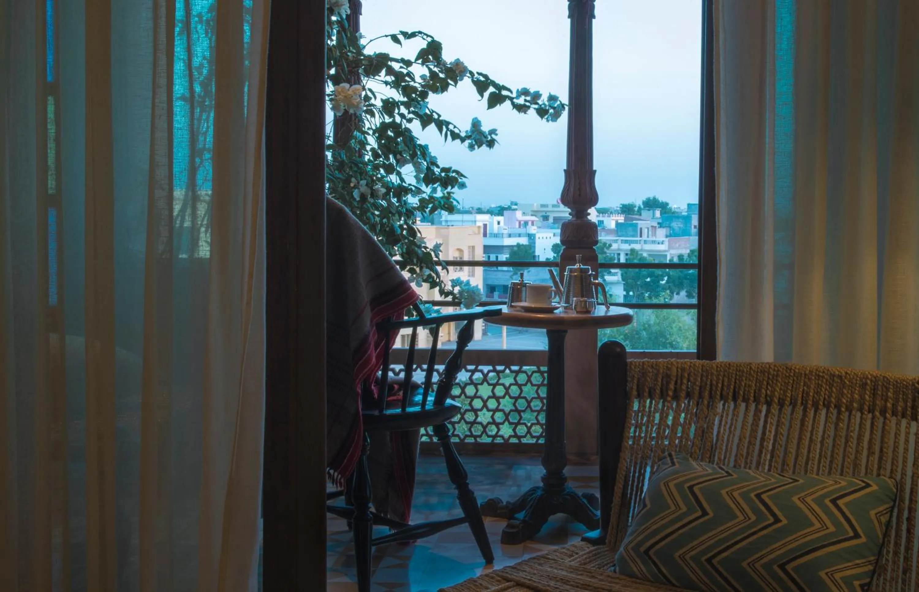 Balcony/Terrace in Narendra Bhawan