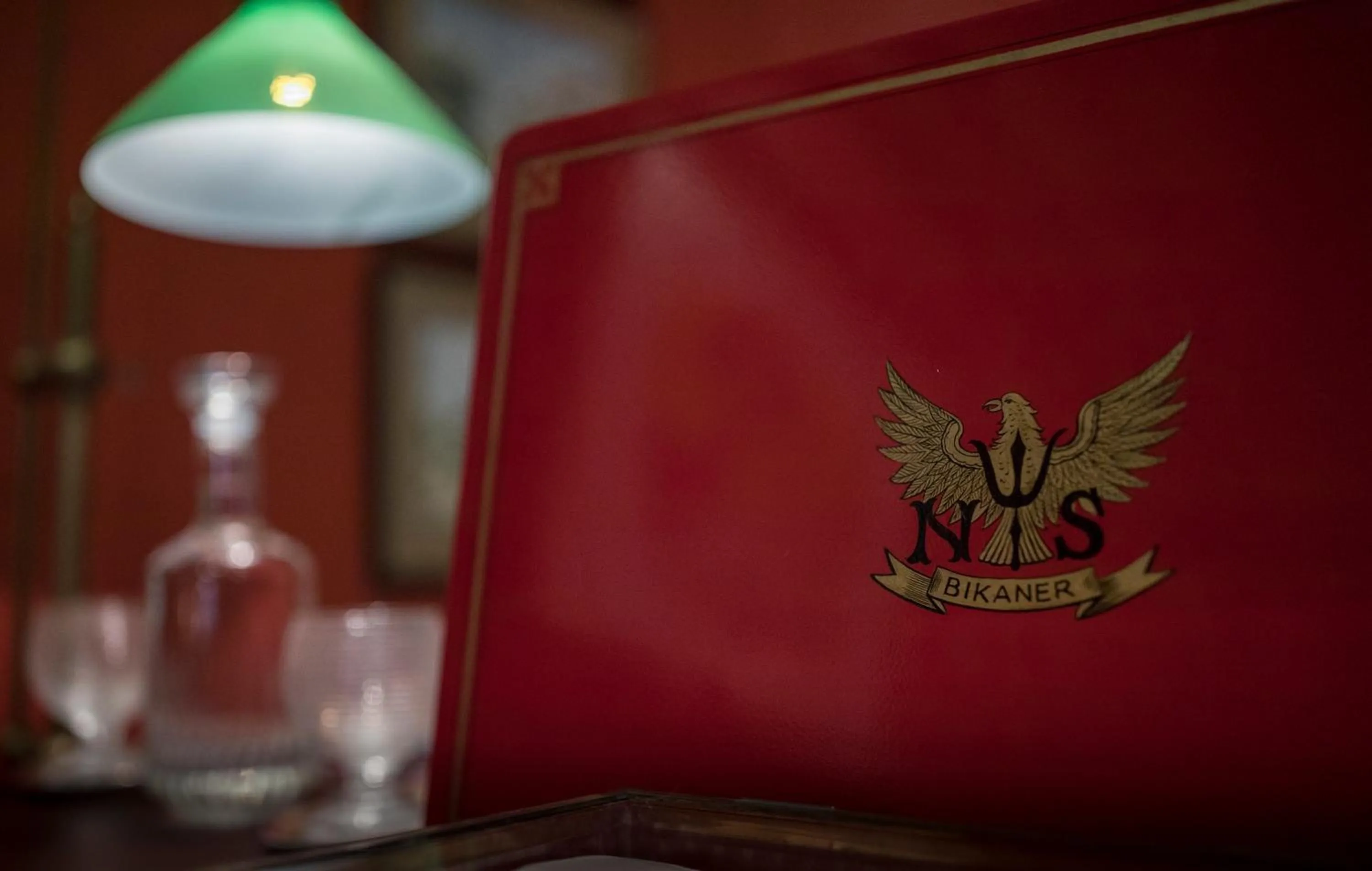 Decorative detail in Narendra Bhawan