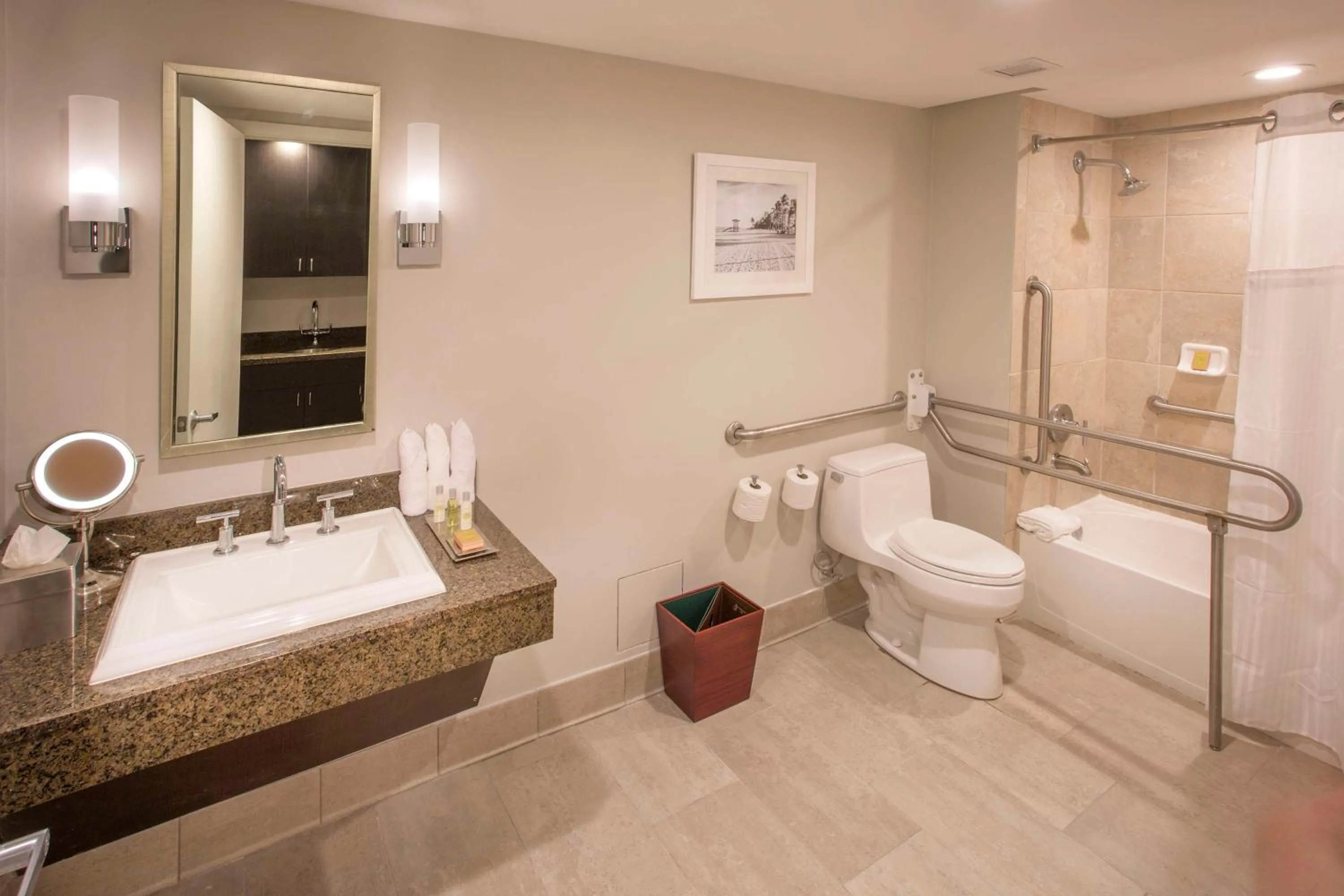 Bathroom in DoubleTree Resort Hollywood Beach