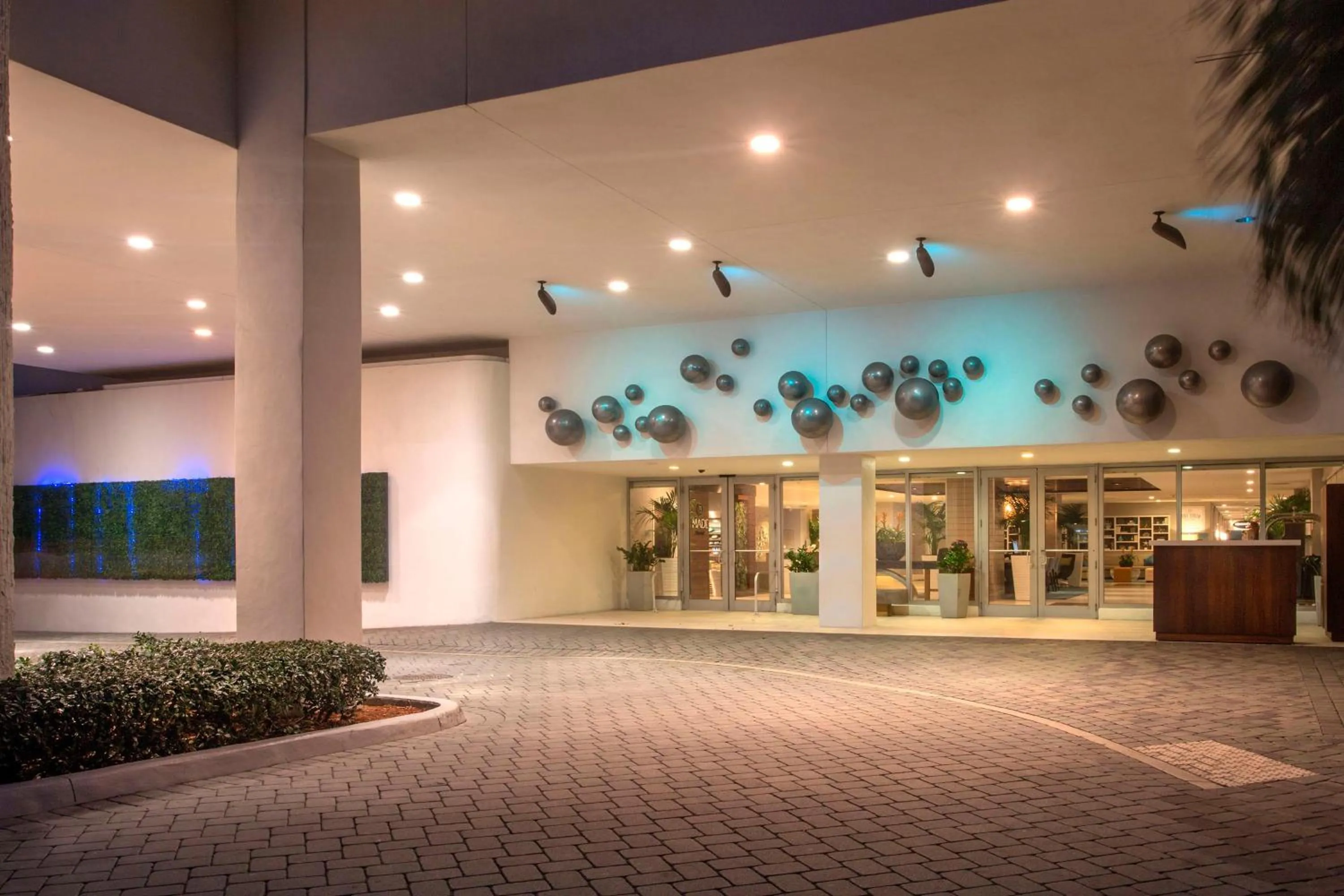 Property building in DoubleTree Resort Hollywood Beach