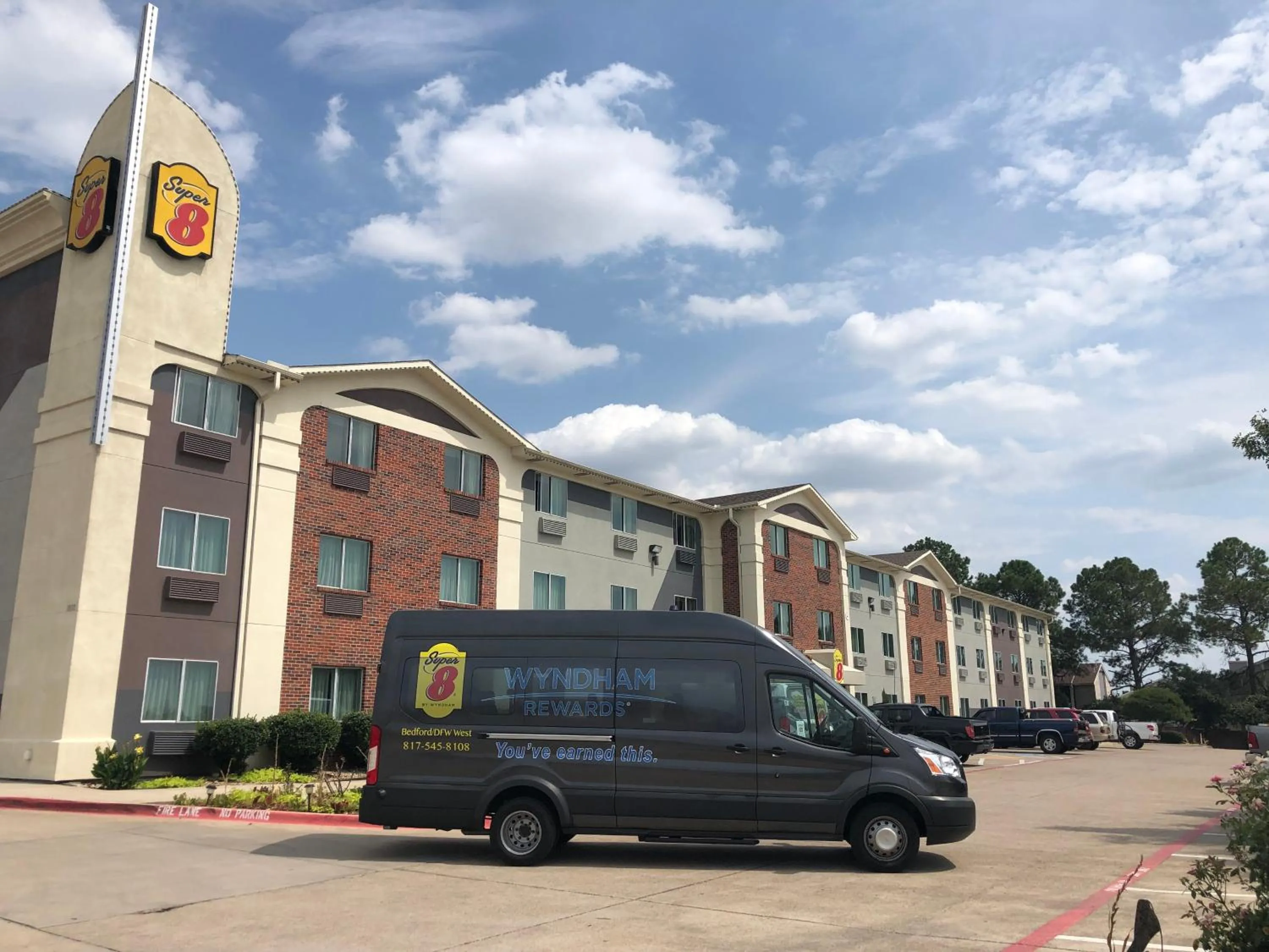 Property building in Super 8 by Wyndham Bedford DFW Airport West