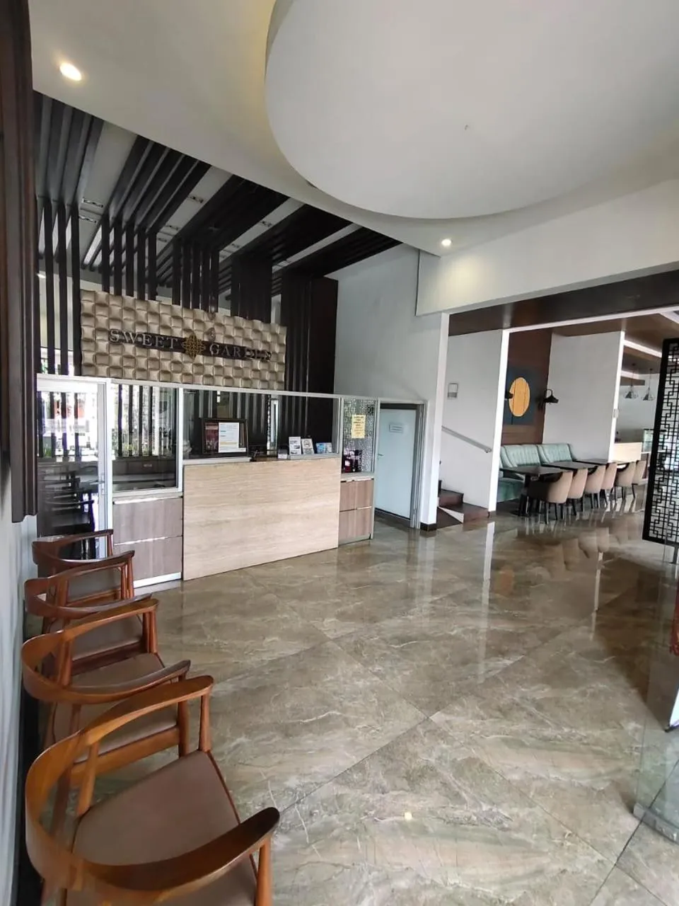 Lobby or reception in Sweet Garden Guest House