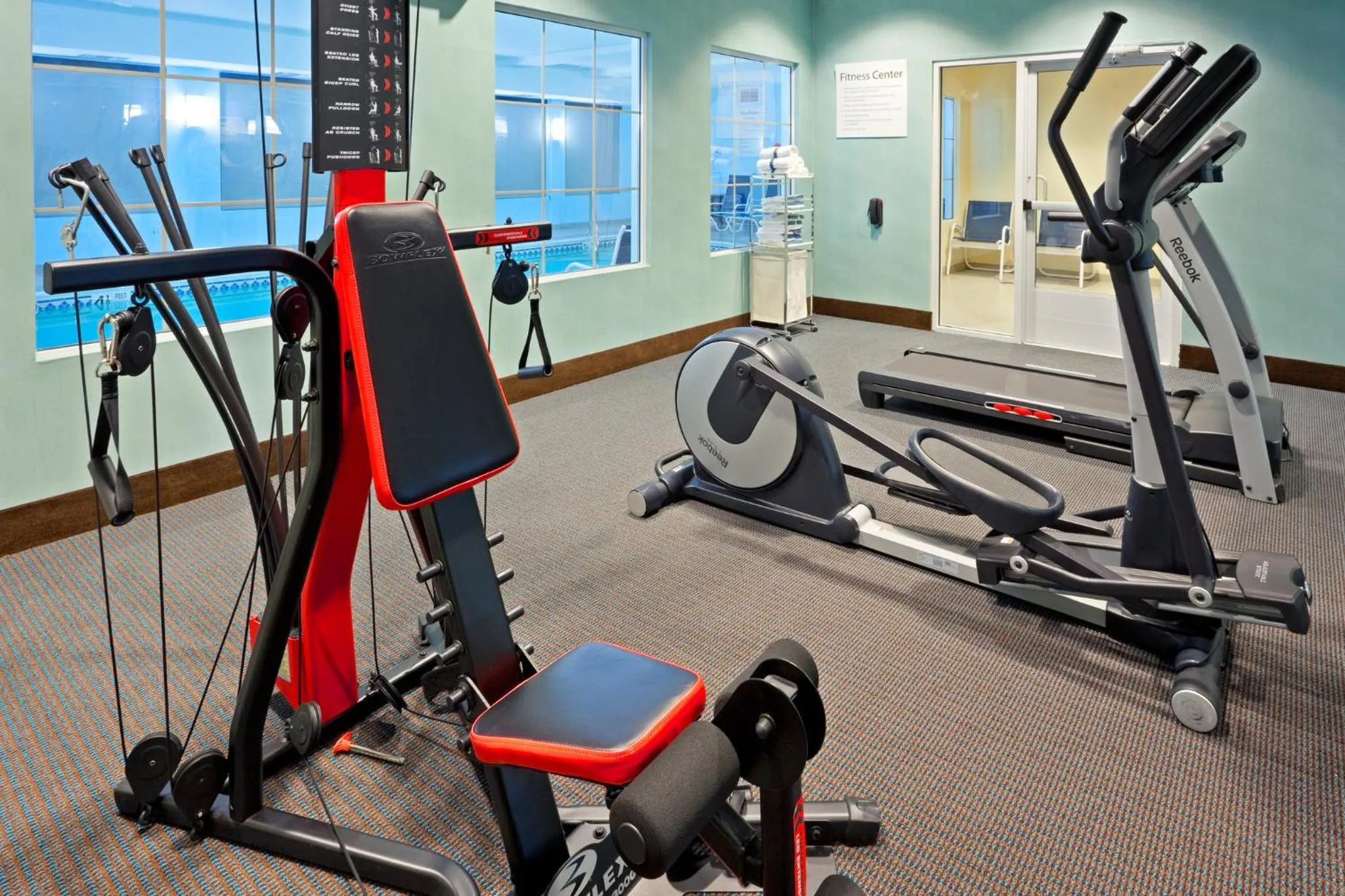 Fitness centre/facilities in Holiday Inn Express Hotel & Suites West Coxsackie by IHG