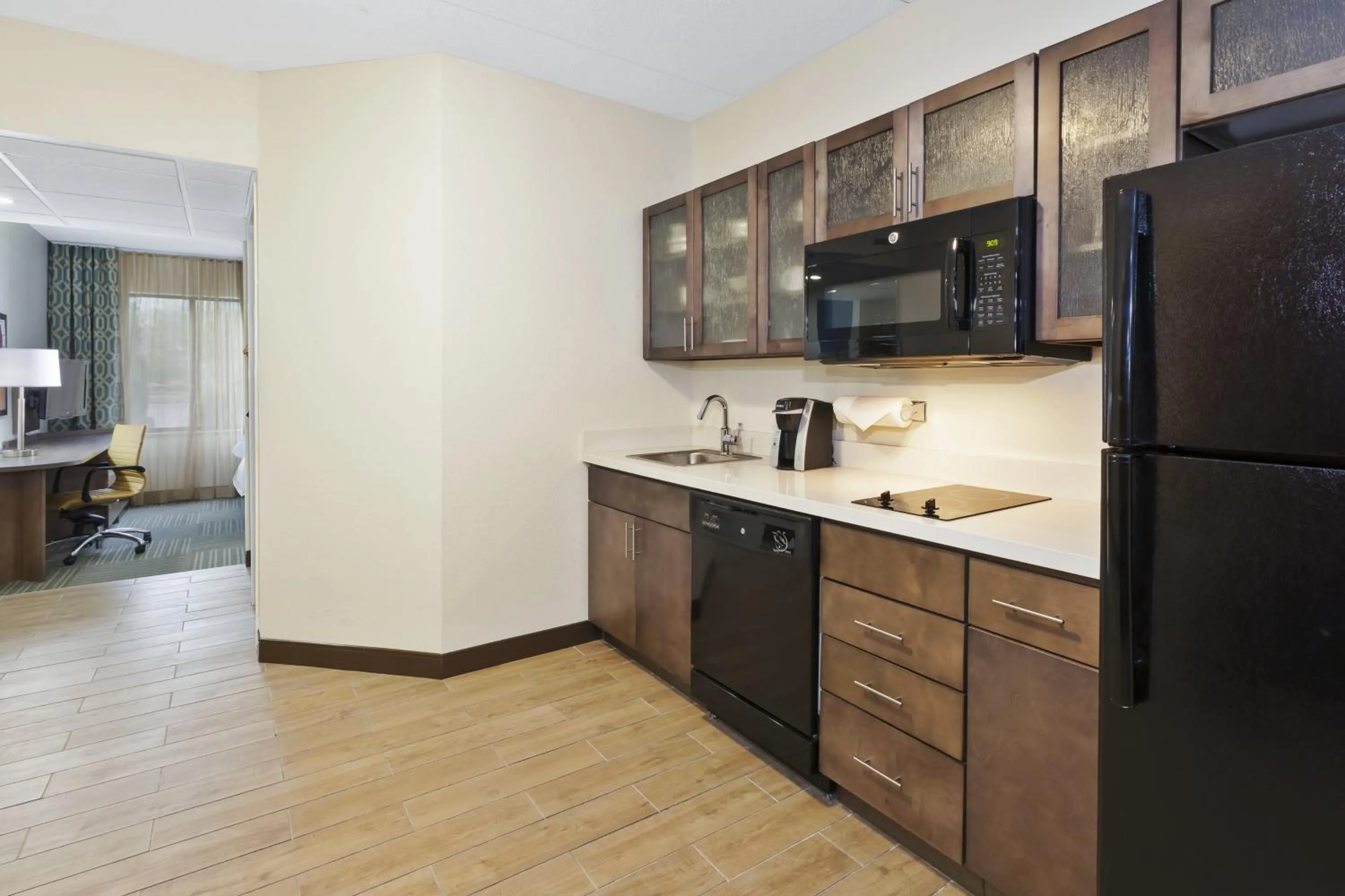 Photo of the whole room in Candlewood Suites Grand Rapids Airport by IHG