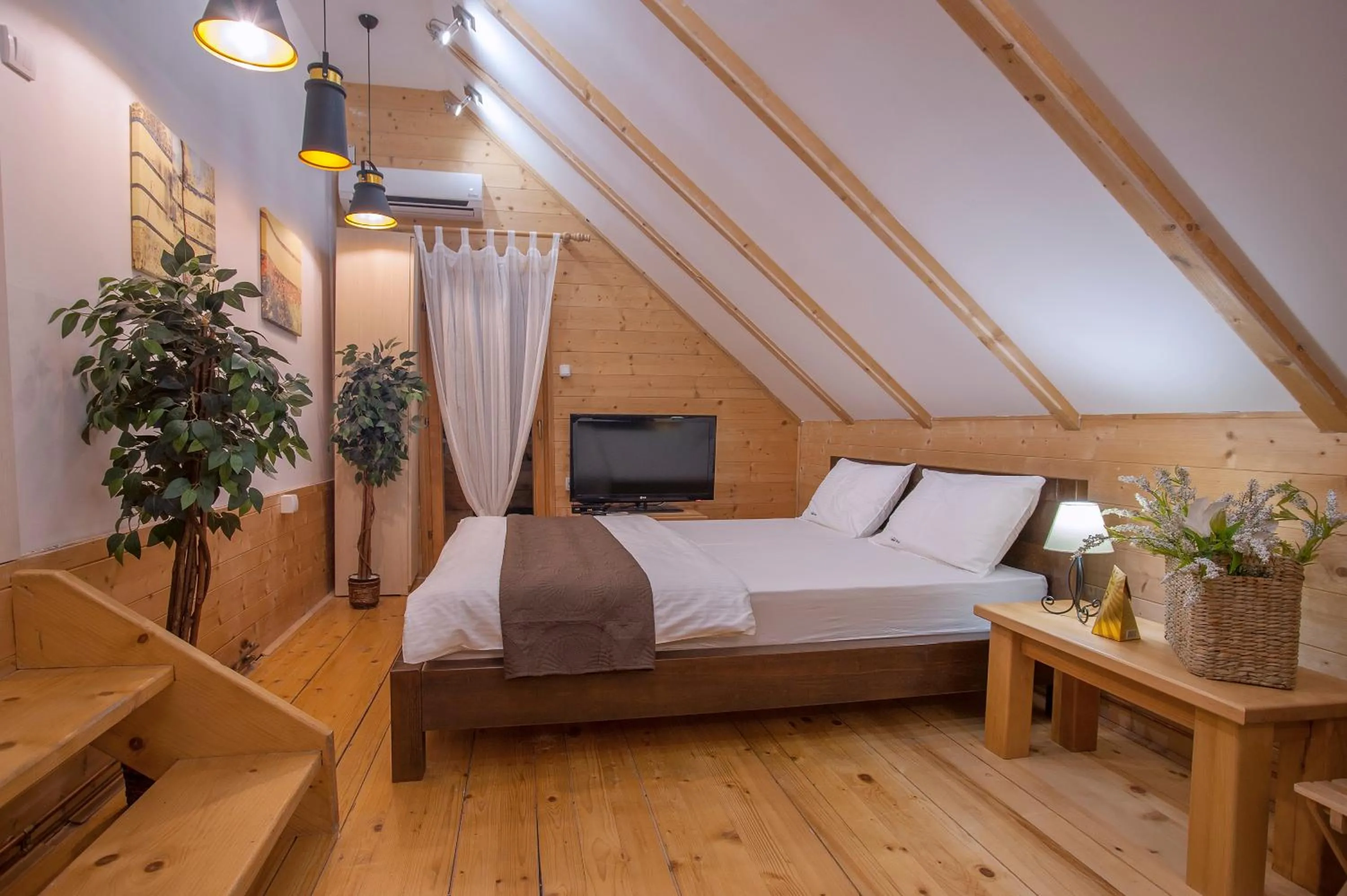 Balcony/Terrace, Bed in Brvnare Bor