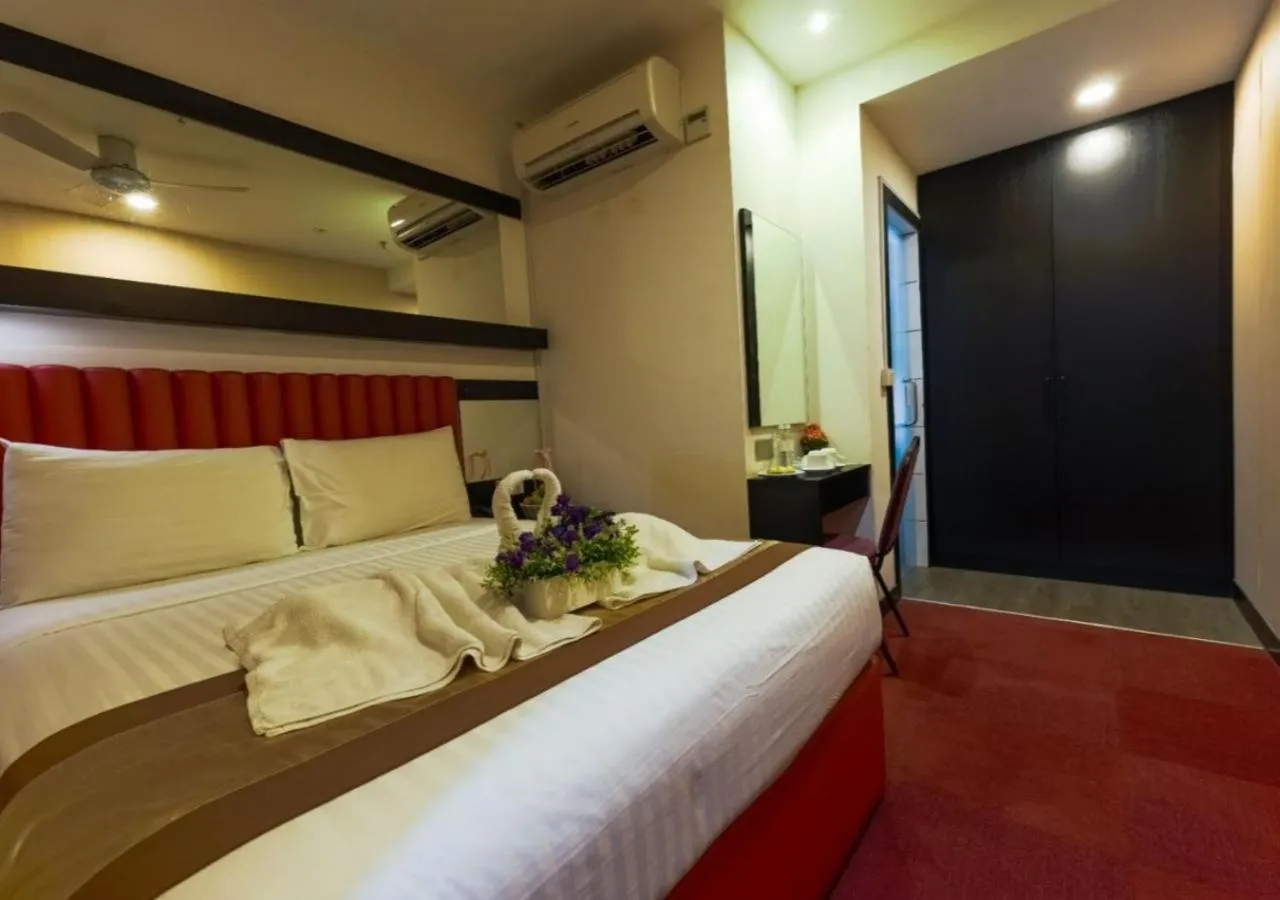 Bed in Lazdana Hotel Kuala Lumpur