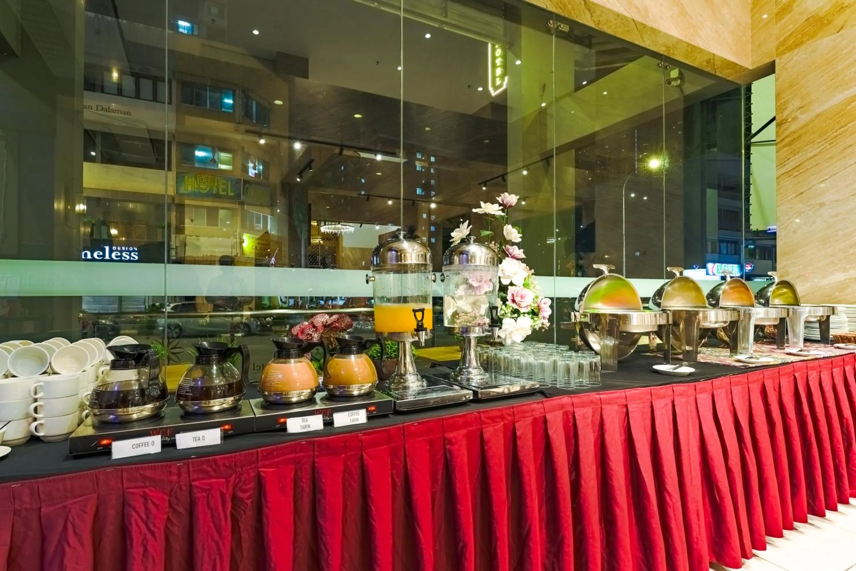 Buffet breakfast in Lazdana Hotel Kuala Lumpur