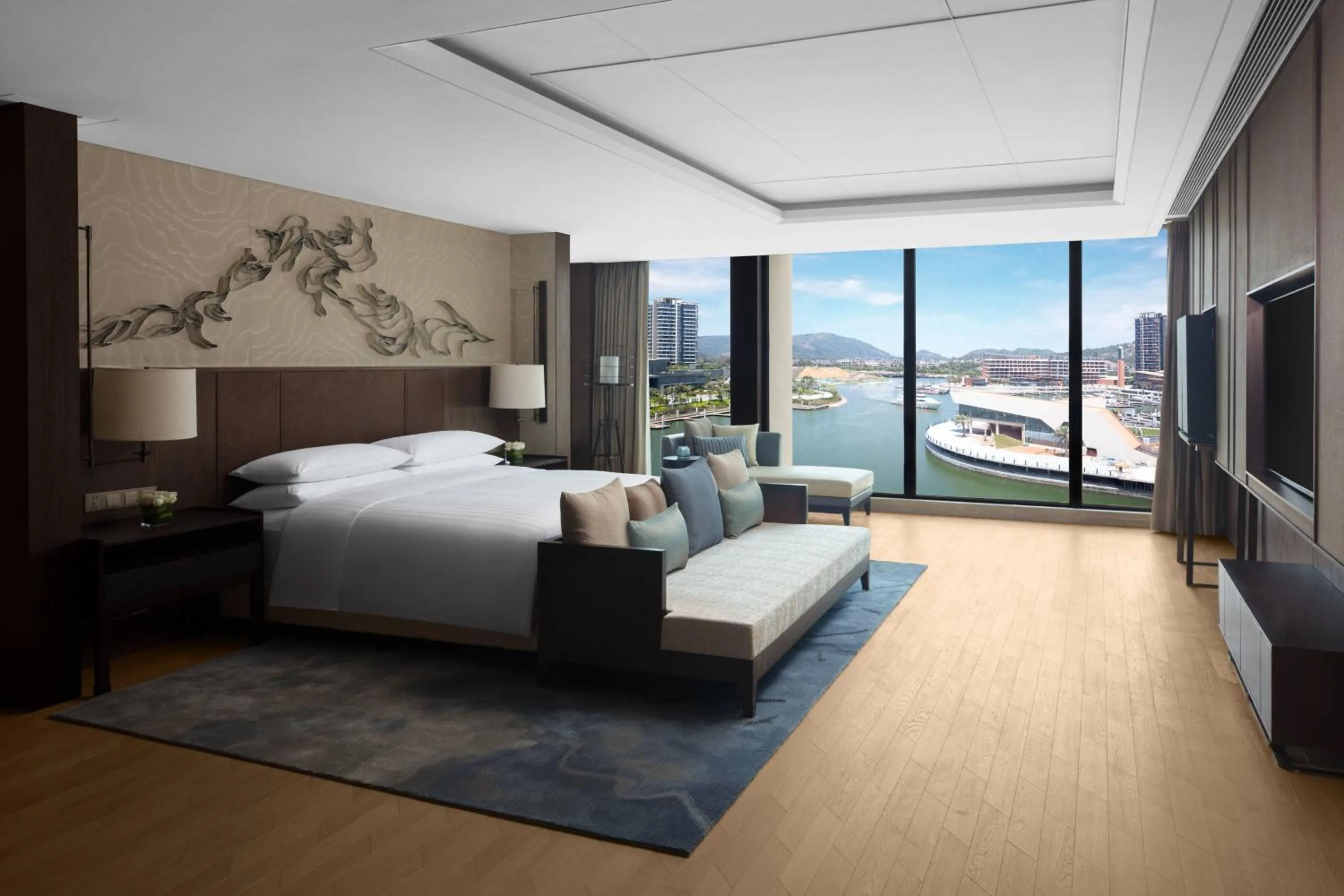 Bedroom, Bed in Marriott Resort Xiangshui Bay