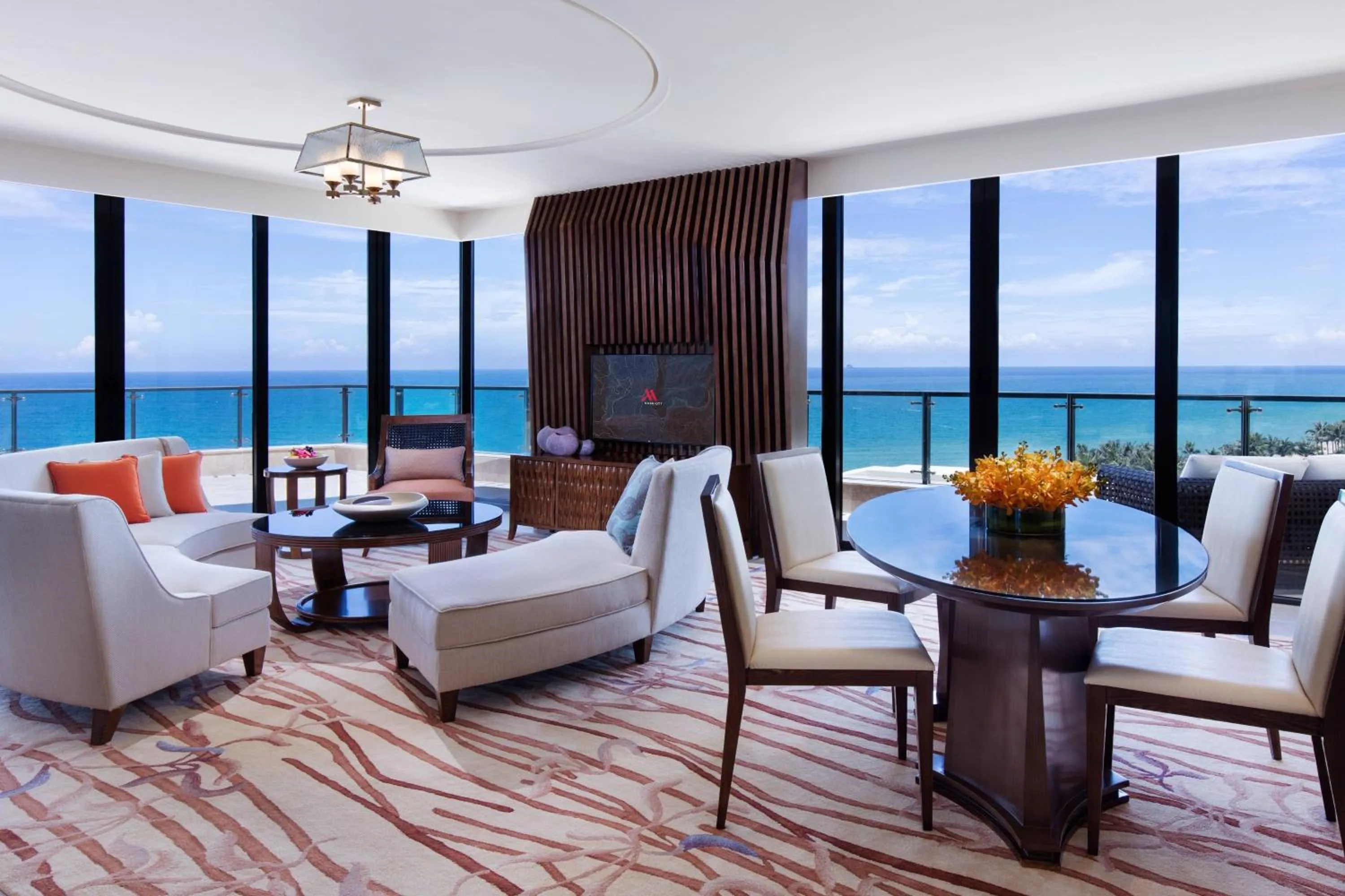 Living room in Marriott Resort Xiangshui Bay