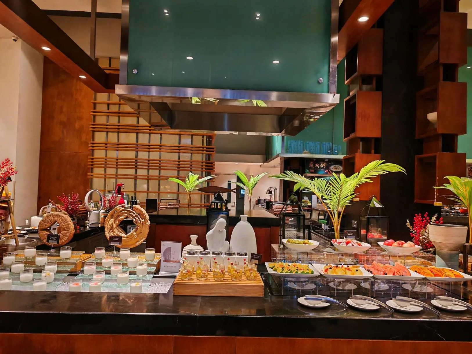 Buffet breakfast in Marriott Resort Xiangshui Bay