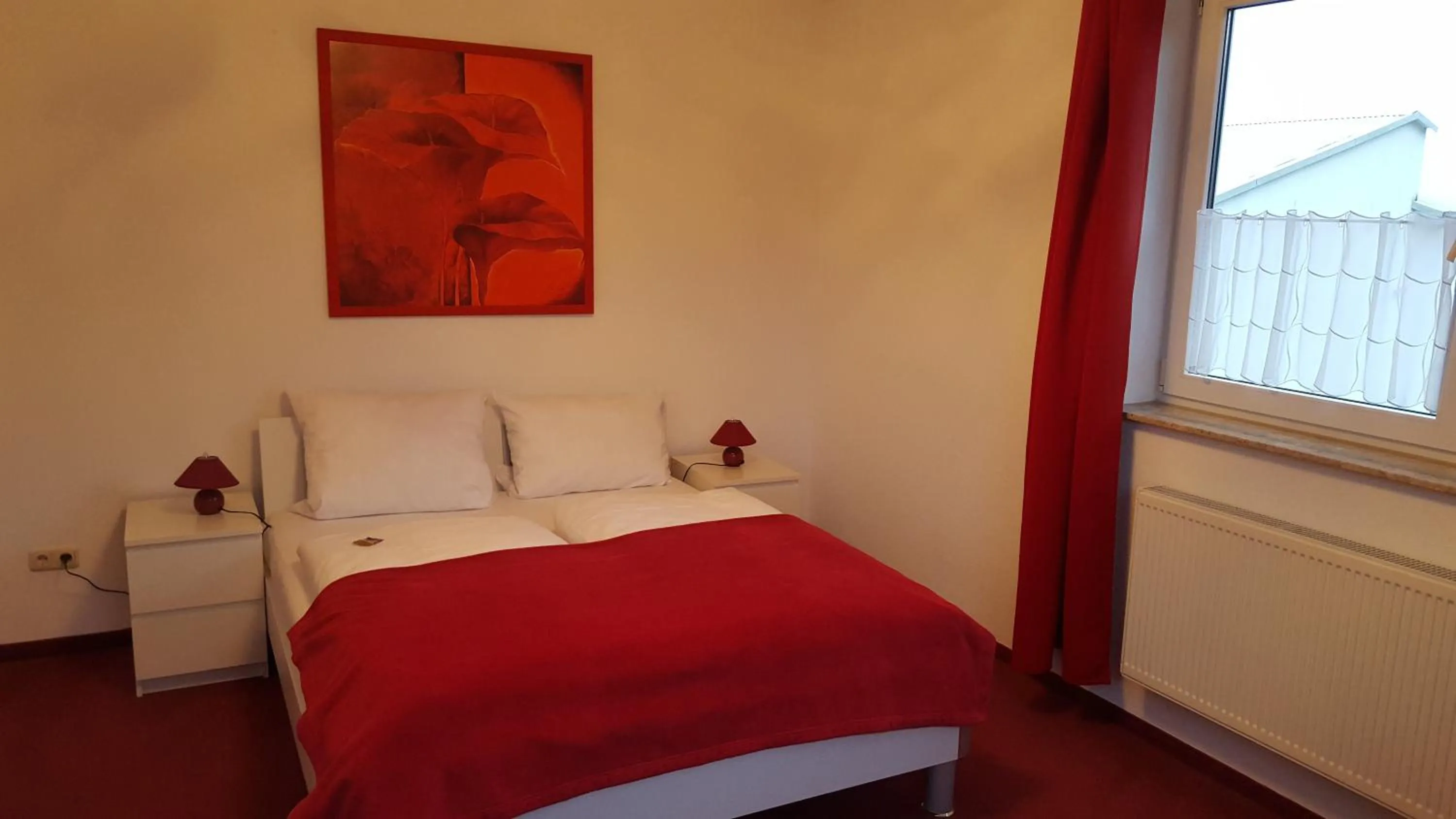 Bed in Hotel Rosenhof