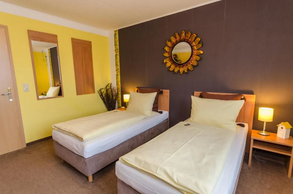 Bed in Hotel Rosenhof