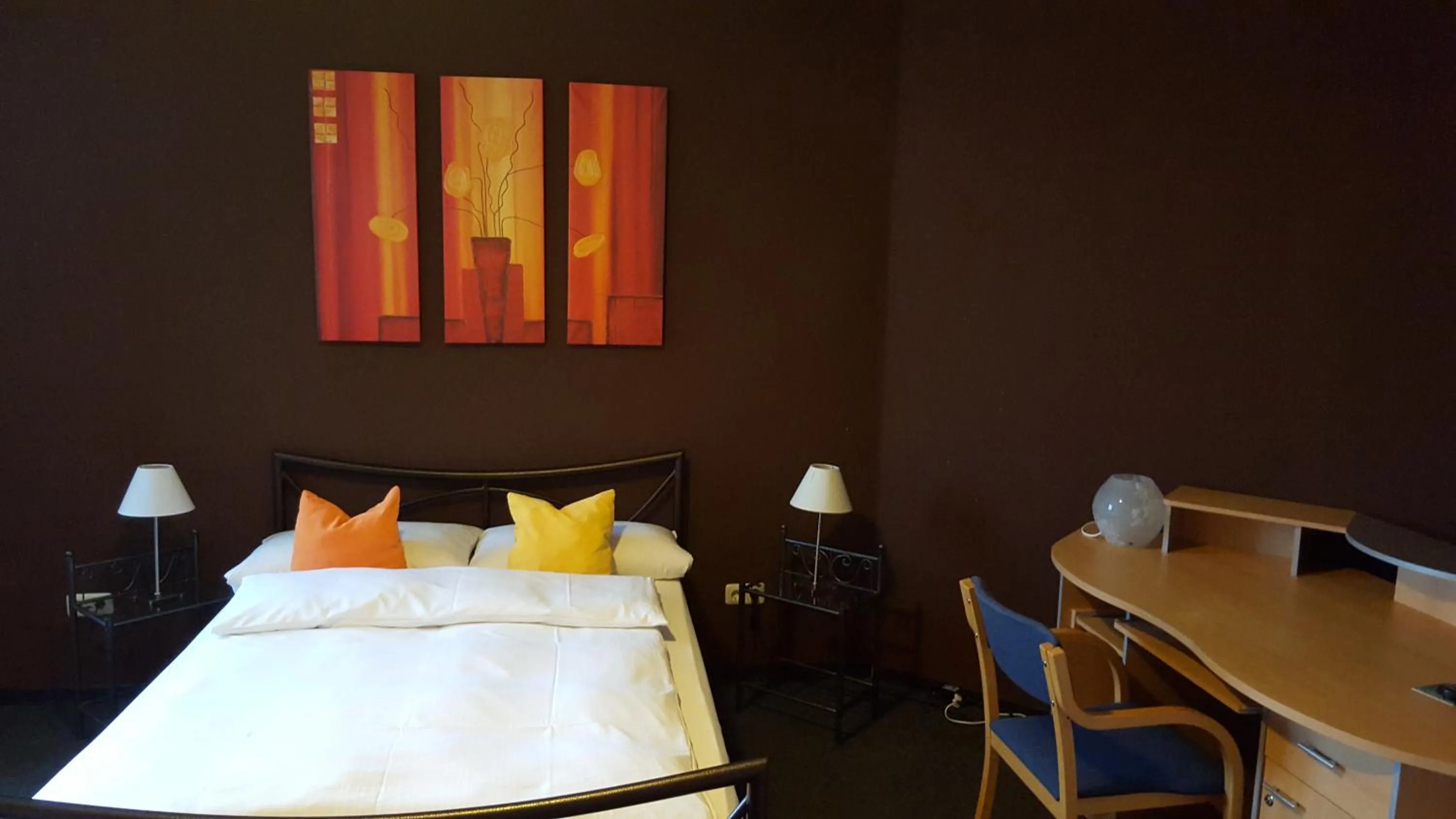 Bed in Hotel Rosenhof