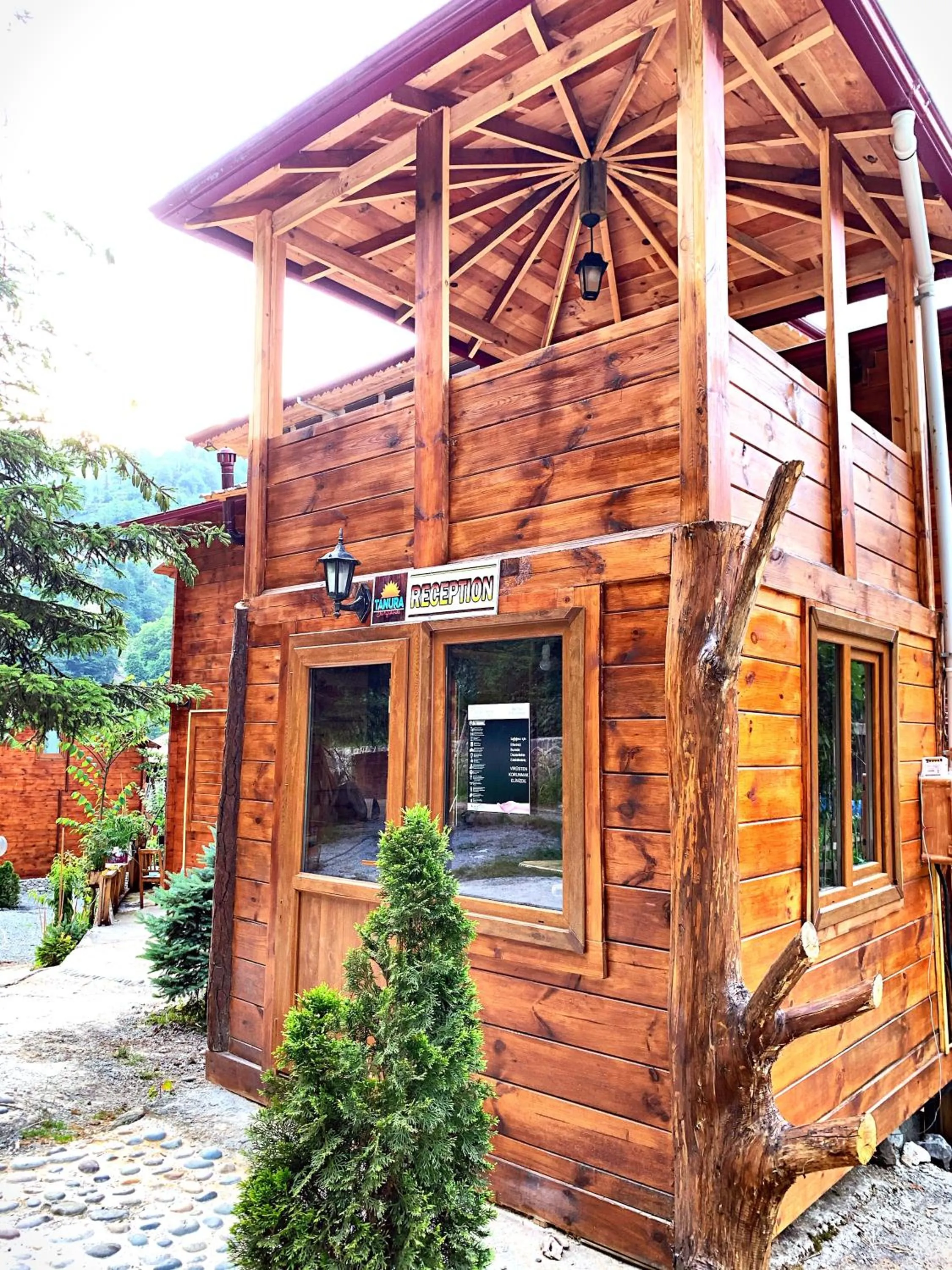 Lobby or reception in Tanura Bungalows