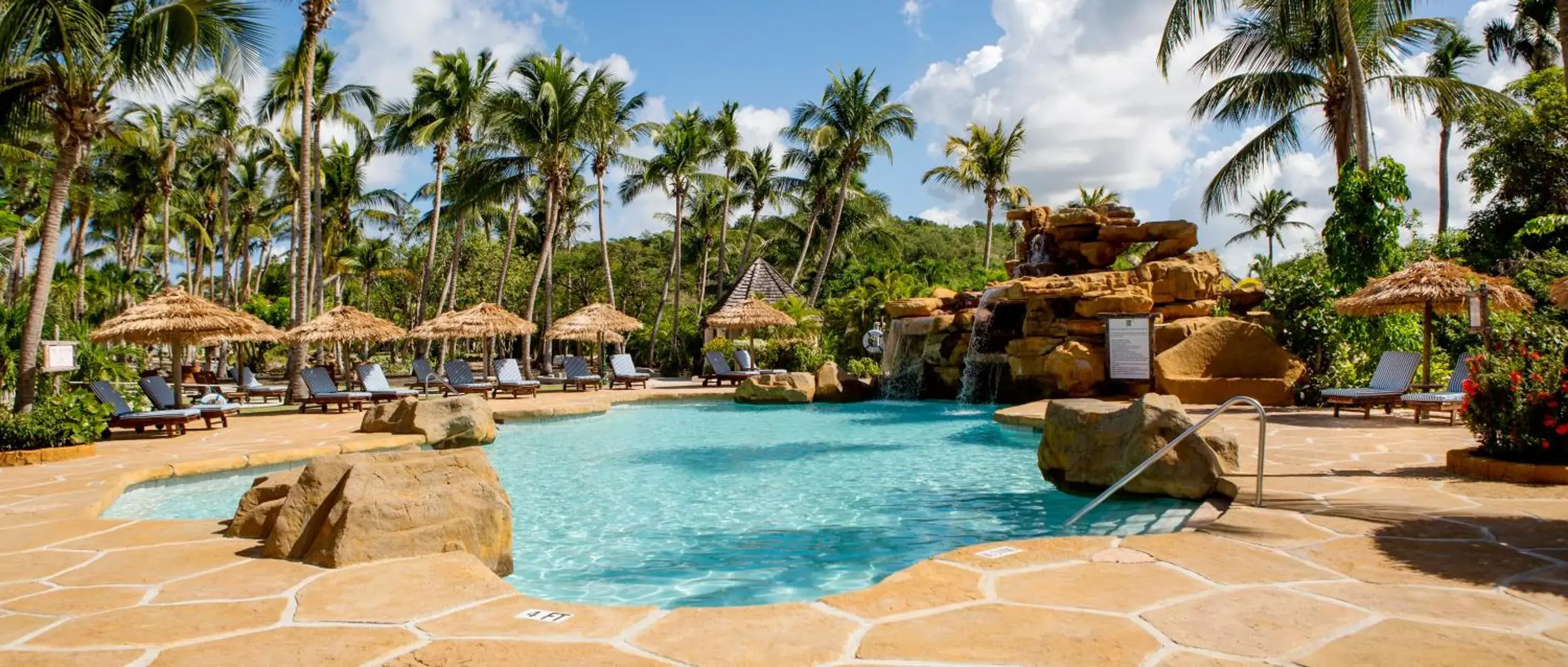 Swimming pool in Galley Bay Resort & Spa Swimming pool in Galley Bay Resort & Spa