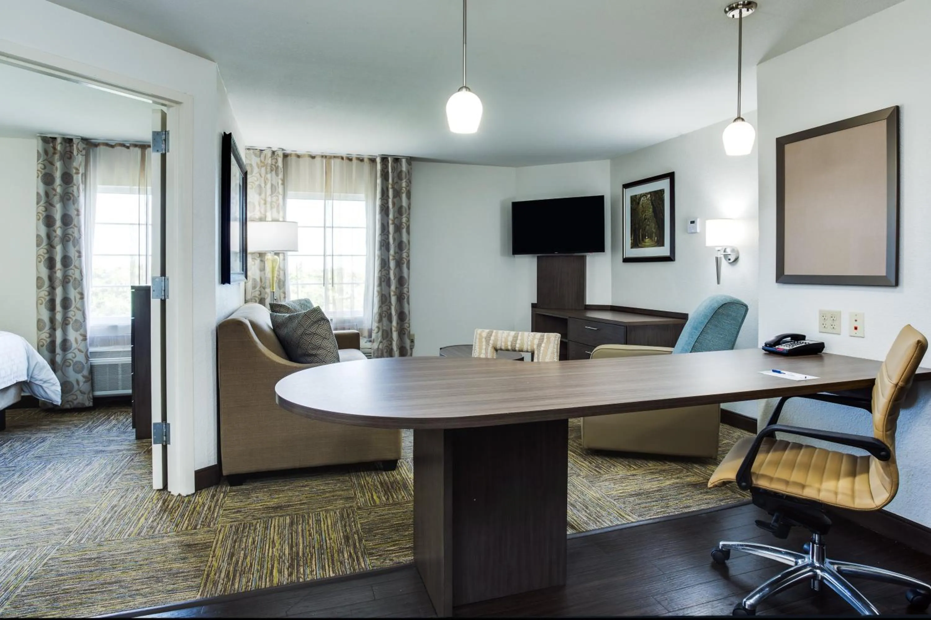 Bedroom in Candlewood Suites Fort Lauderdale Airport-Cruise by IHG