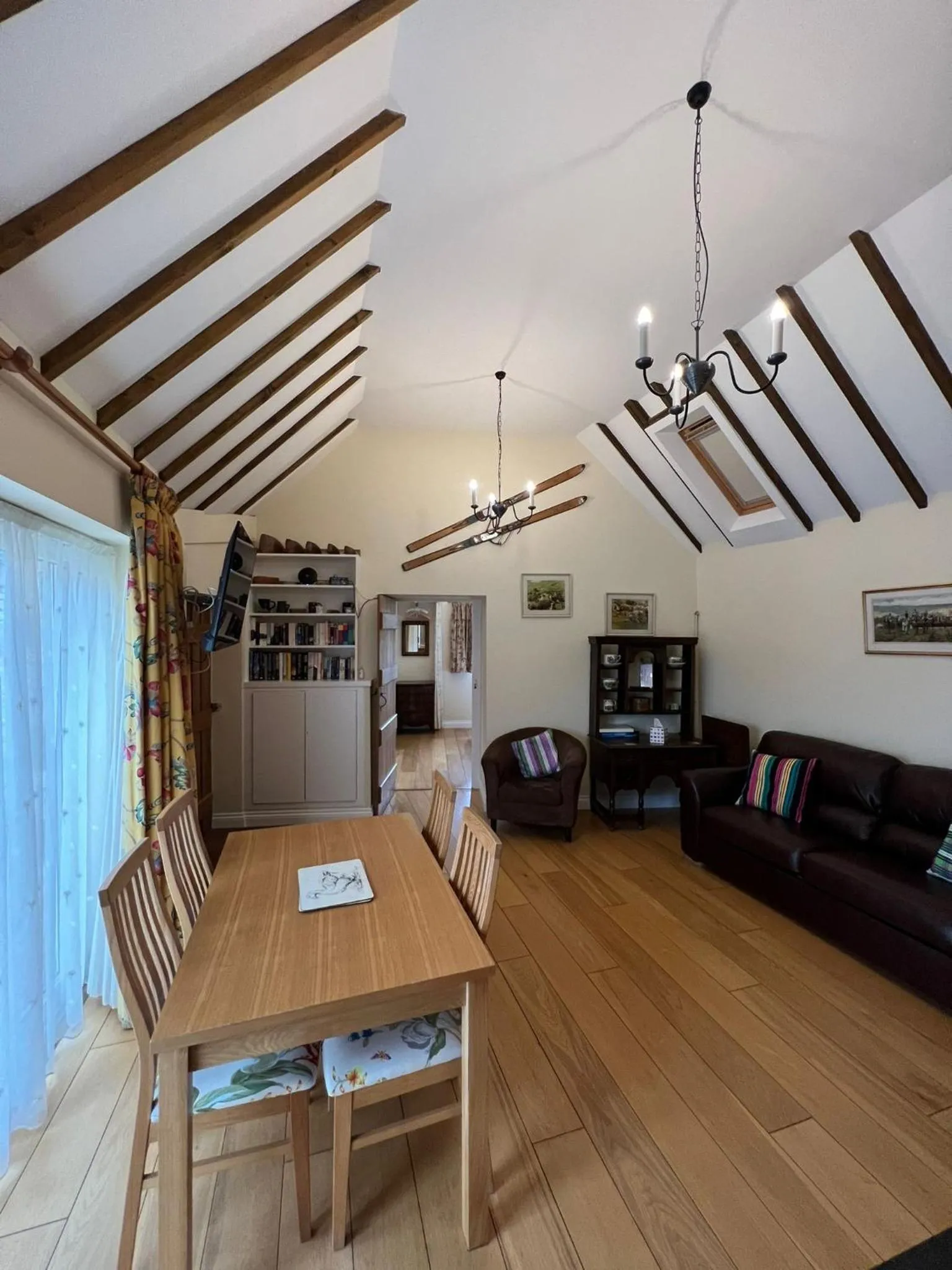 Living room in Church Hill Farm