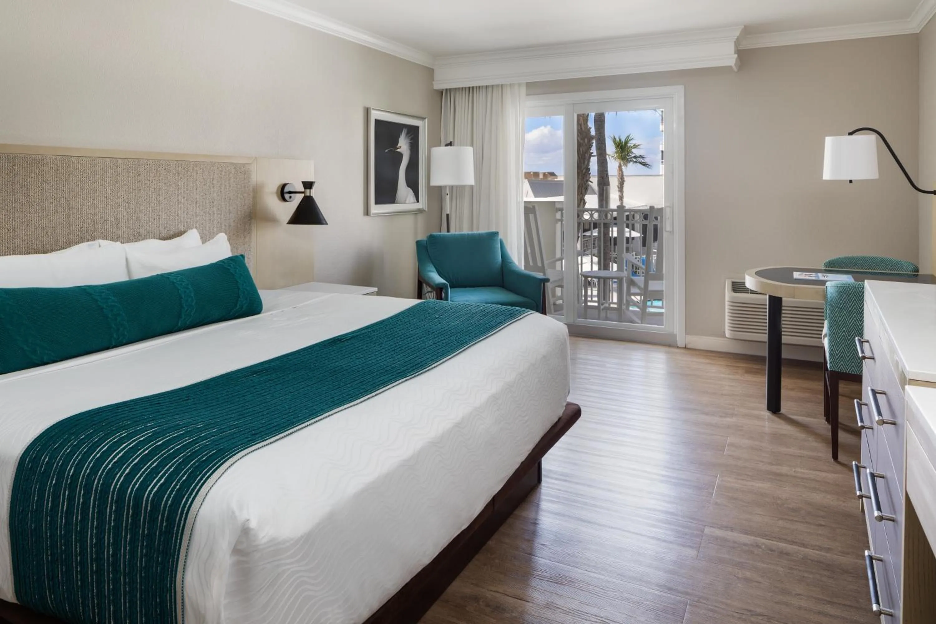 Bed in Delray Sands Resort