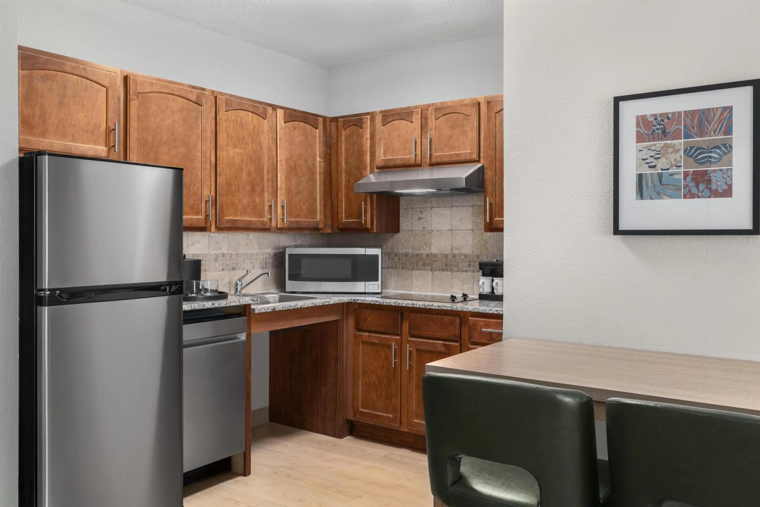 Kitchen or kitchenette in Homewood Suites Jacksonville Deerwood Park