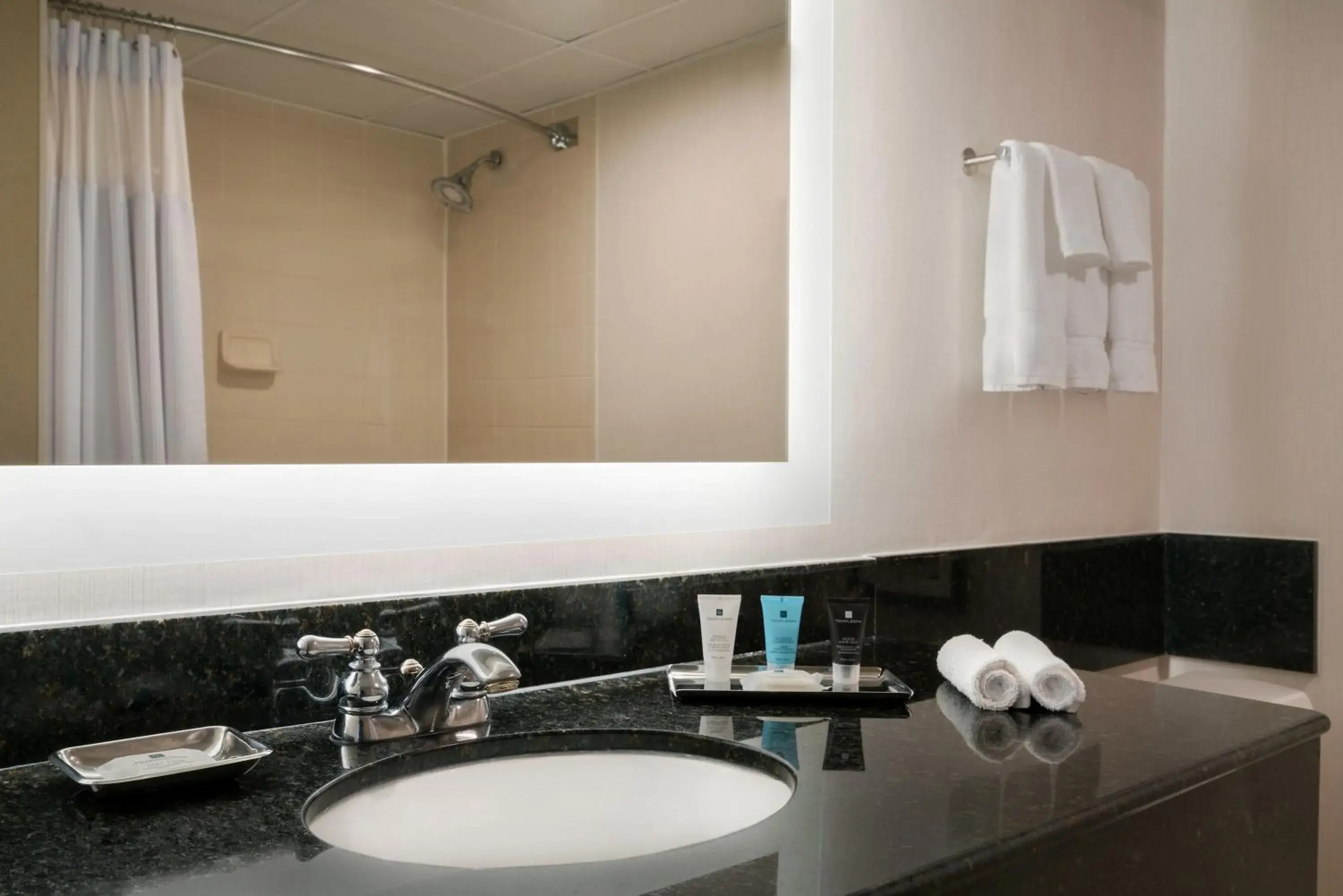 Bathroom in Crowne Plaza Englewood by IHG Bathroom in Crowne Plaza Englewood by IHG