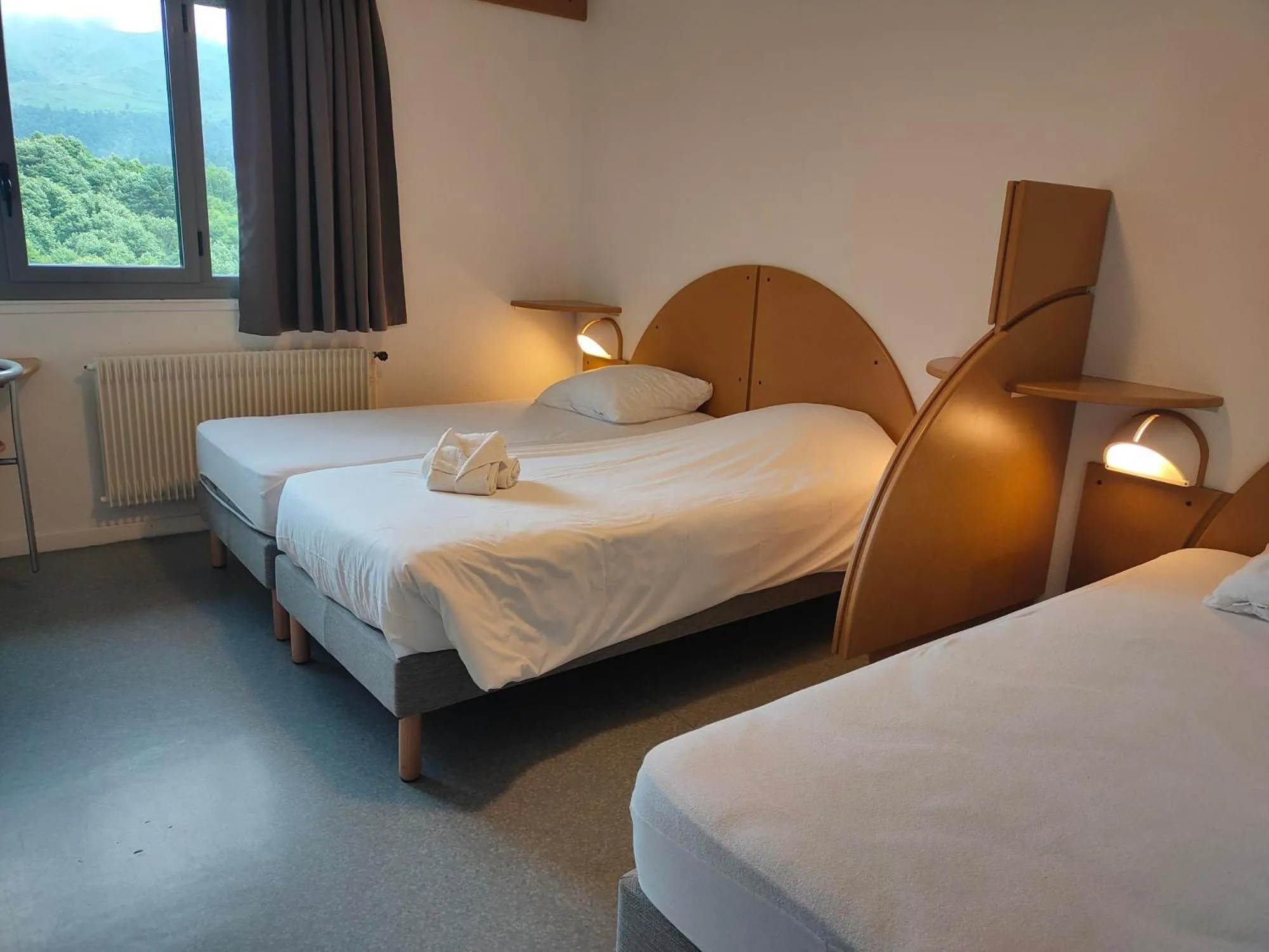 Bed in VVF Le Lioran Les Monts du Cantal