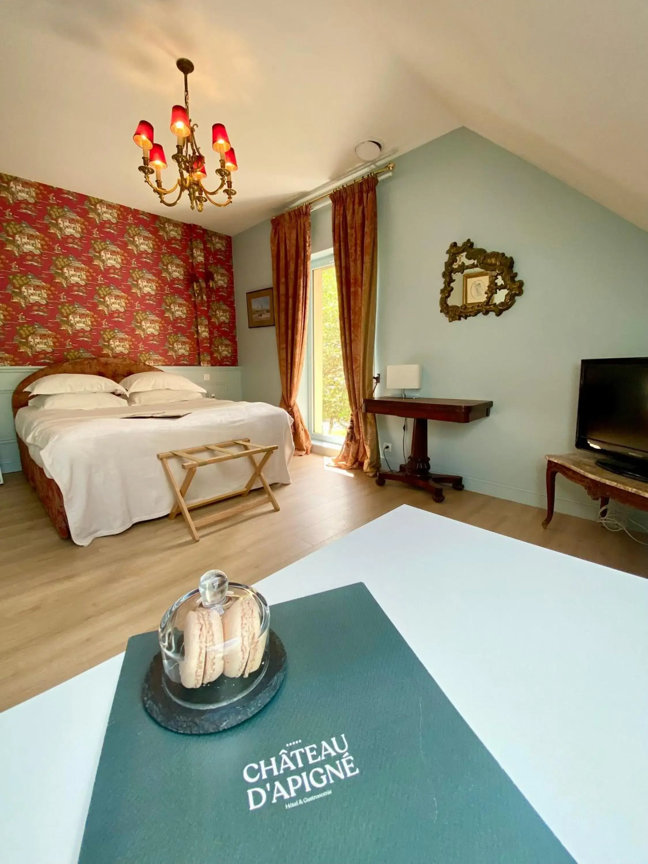 Bed in Château D'Apigné Rennes Bed in Château D'Apigné Rennes