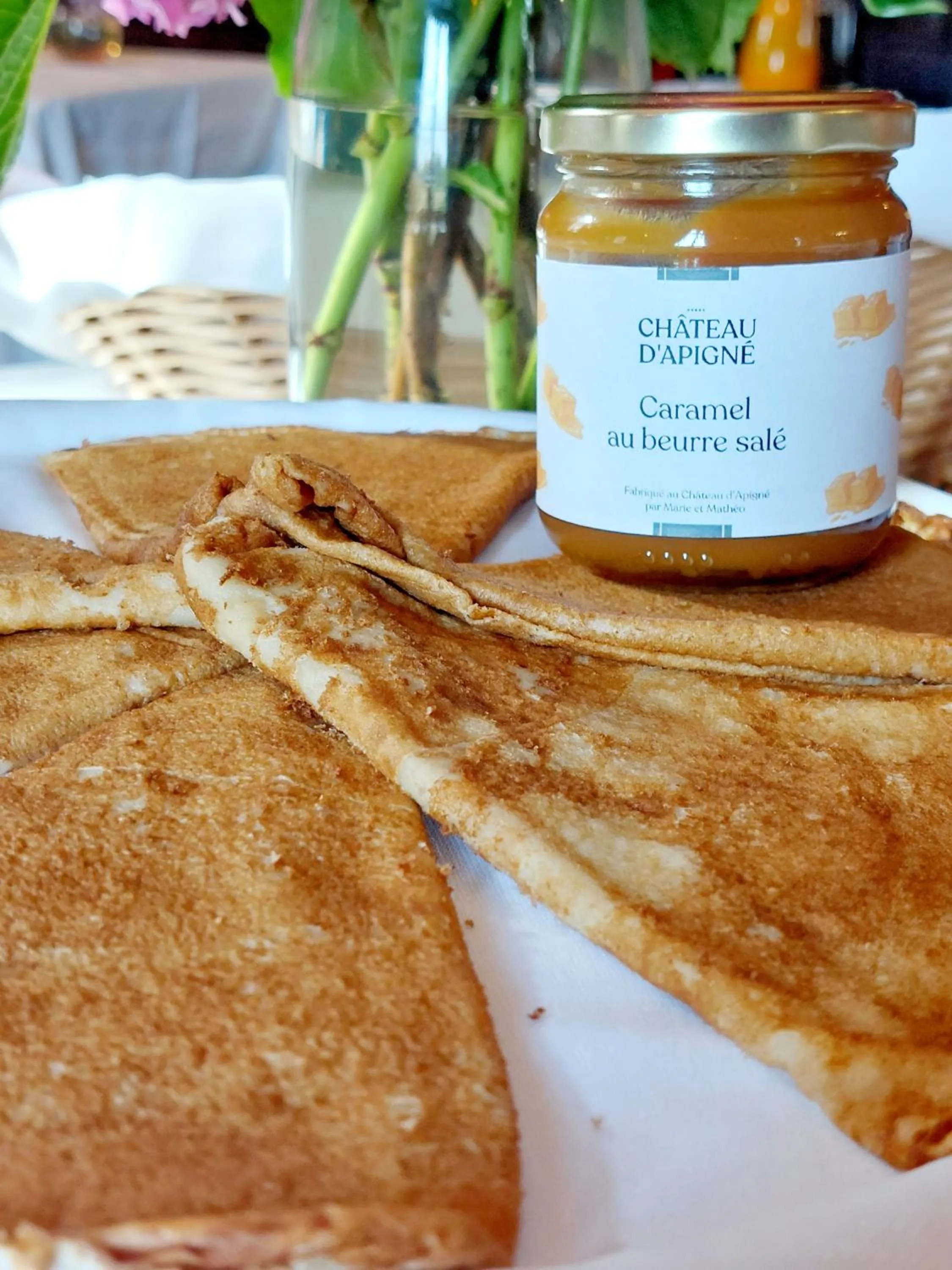 Food and drinks in Château D'Apigné Rennes