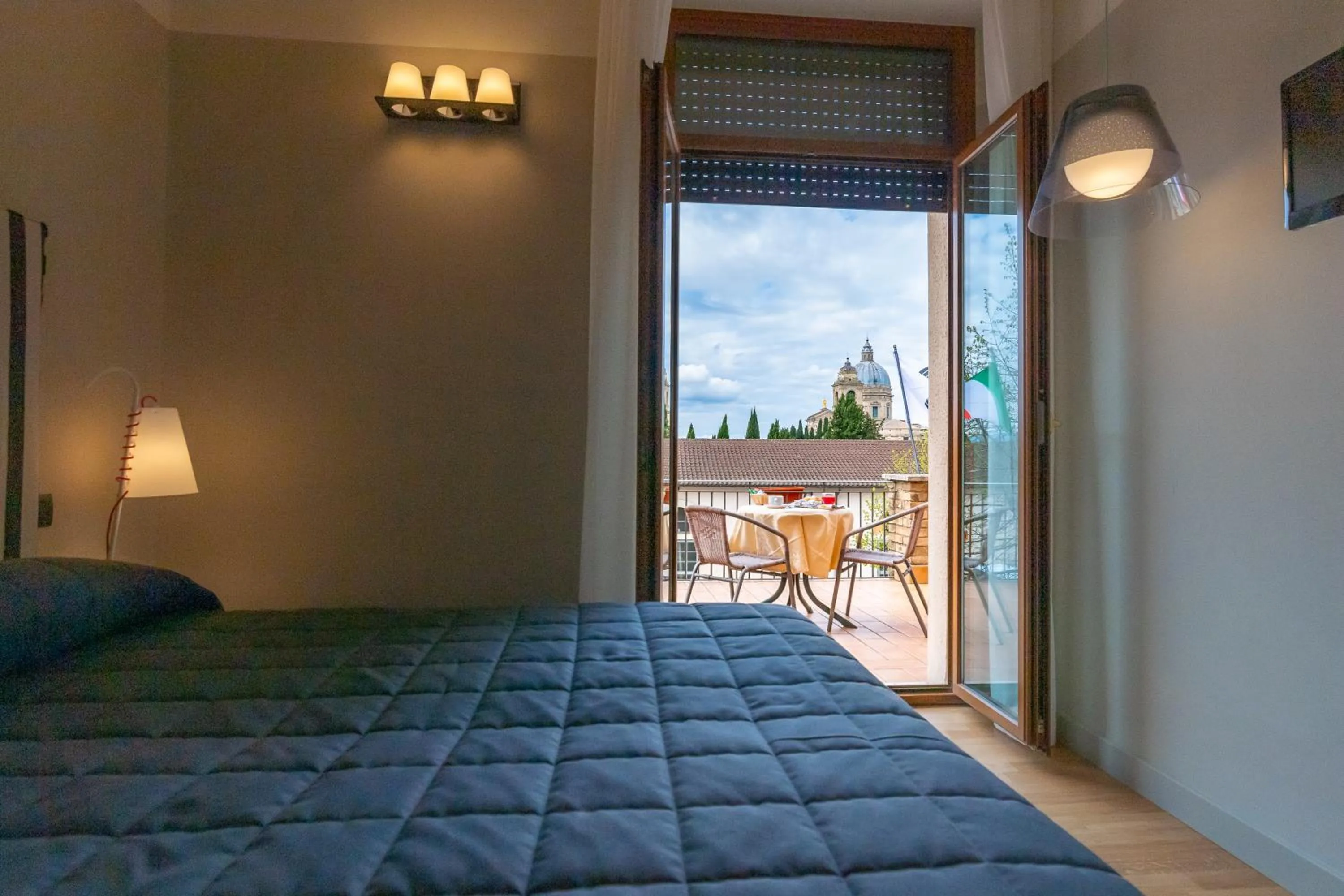 Bed in Hotel Moderno