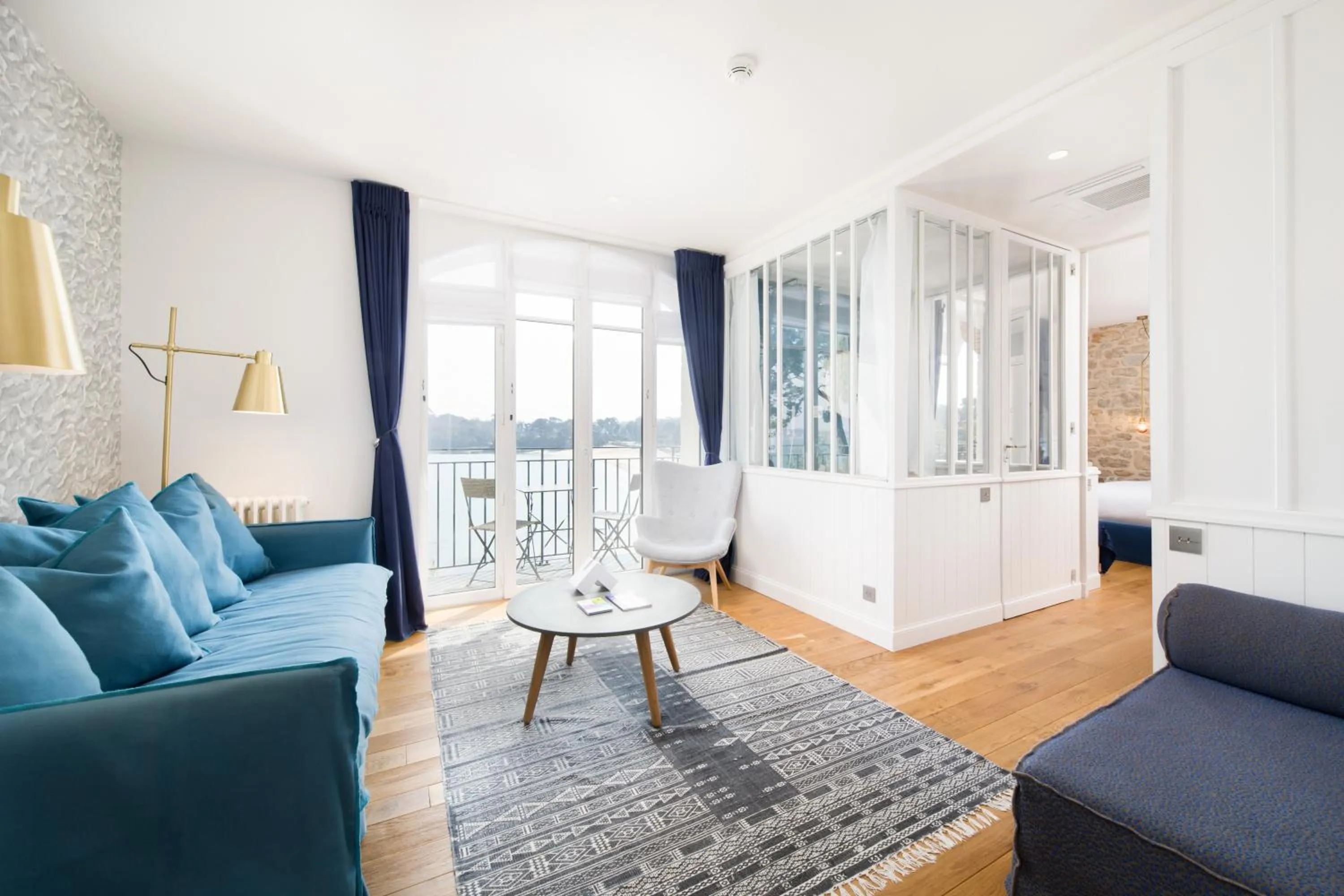 Living room in Restaurant Hotel Didier Méril