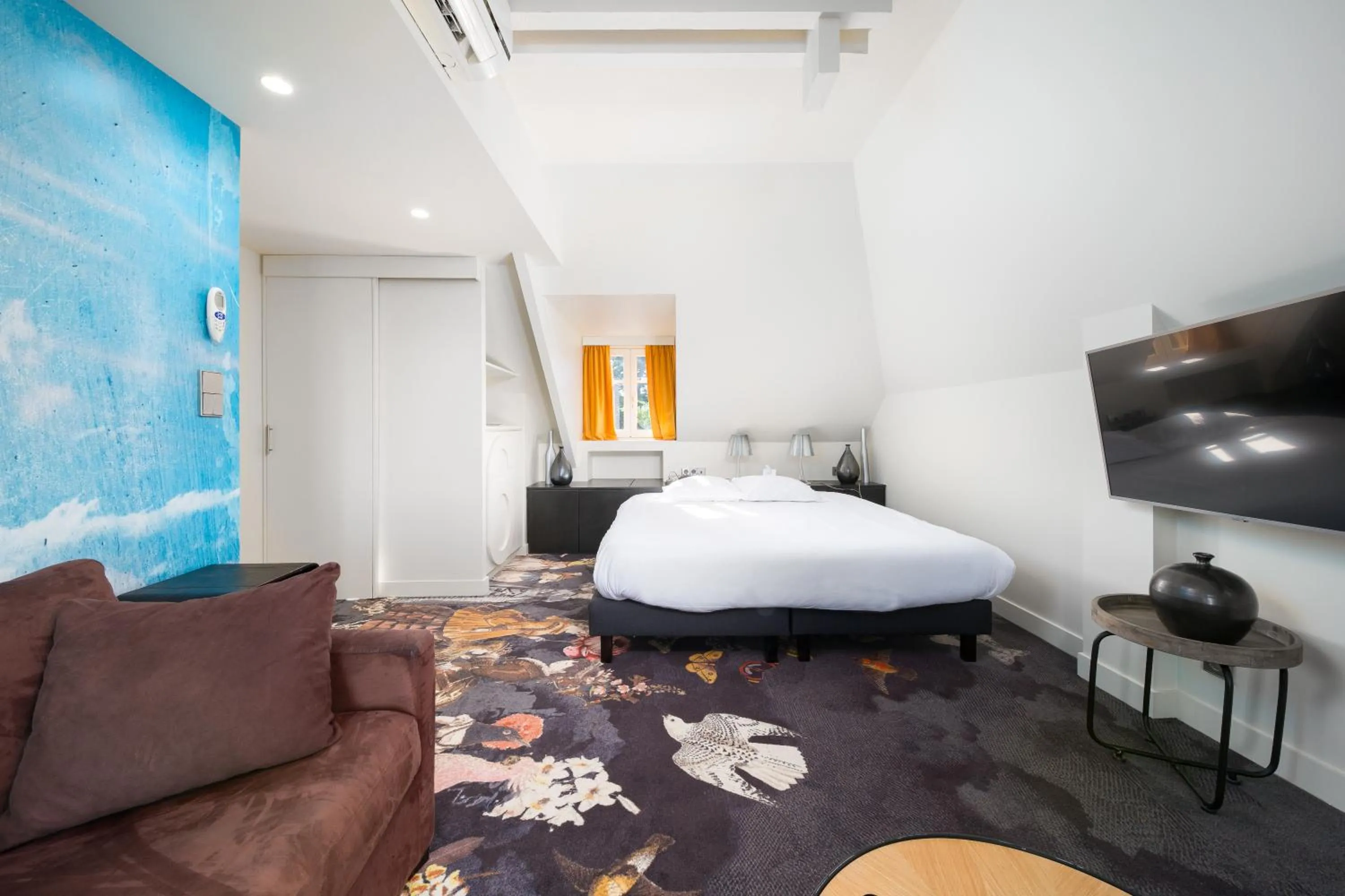 Bed in Restaurant Hotel Didier Méril