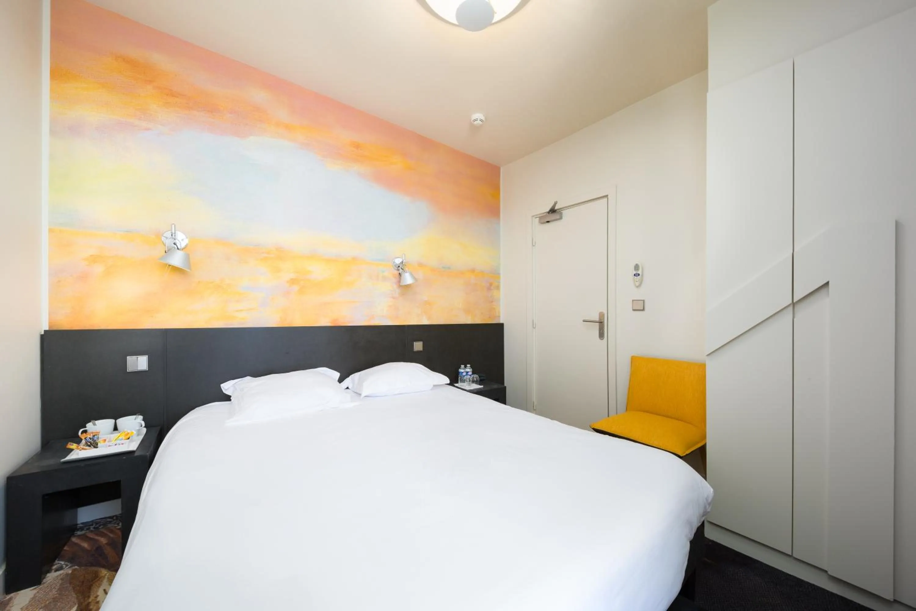 Bed in Restaurant Hotel Didier Méril