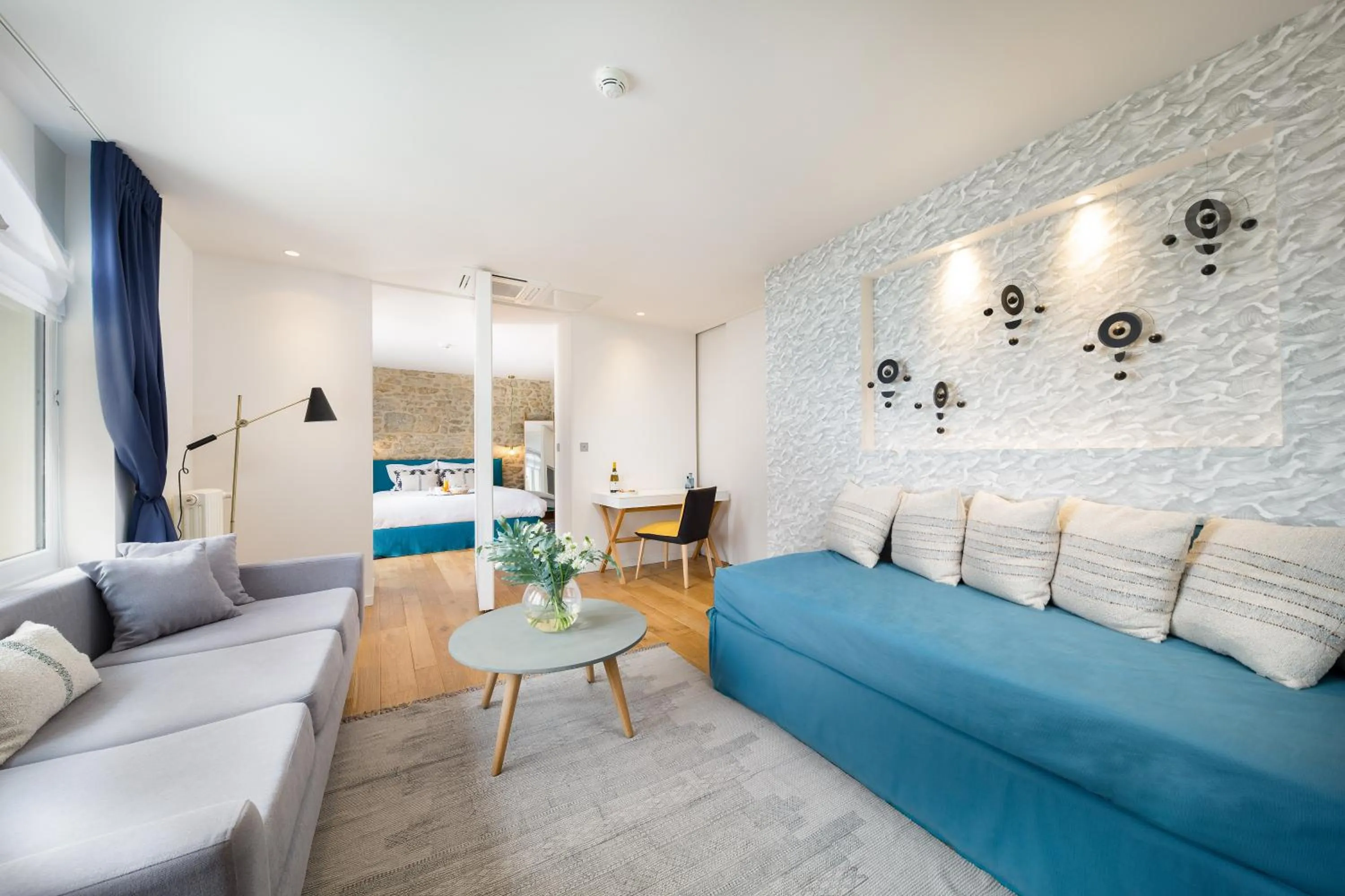 Living room in Restaurant Hotel Didier Méril