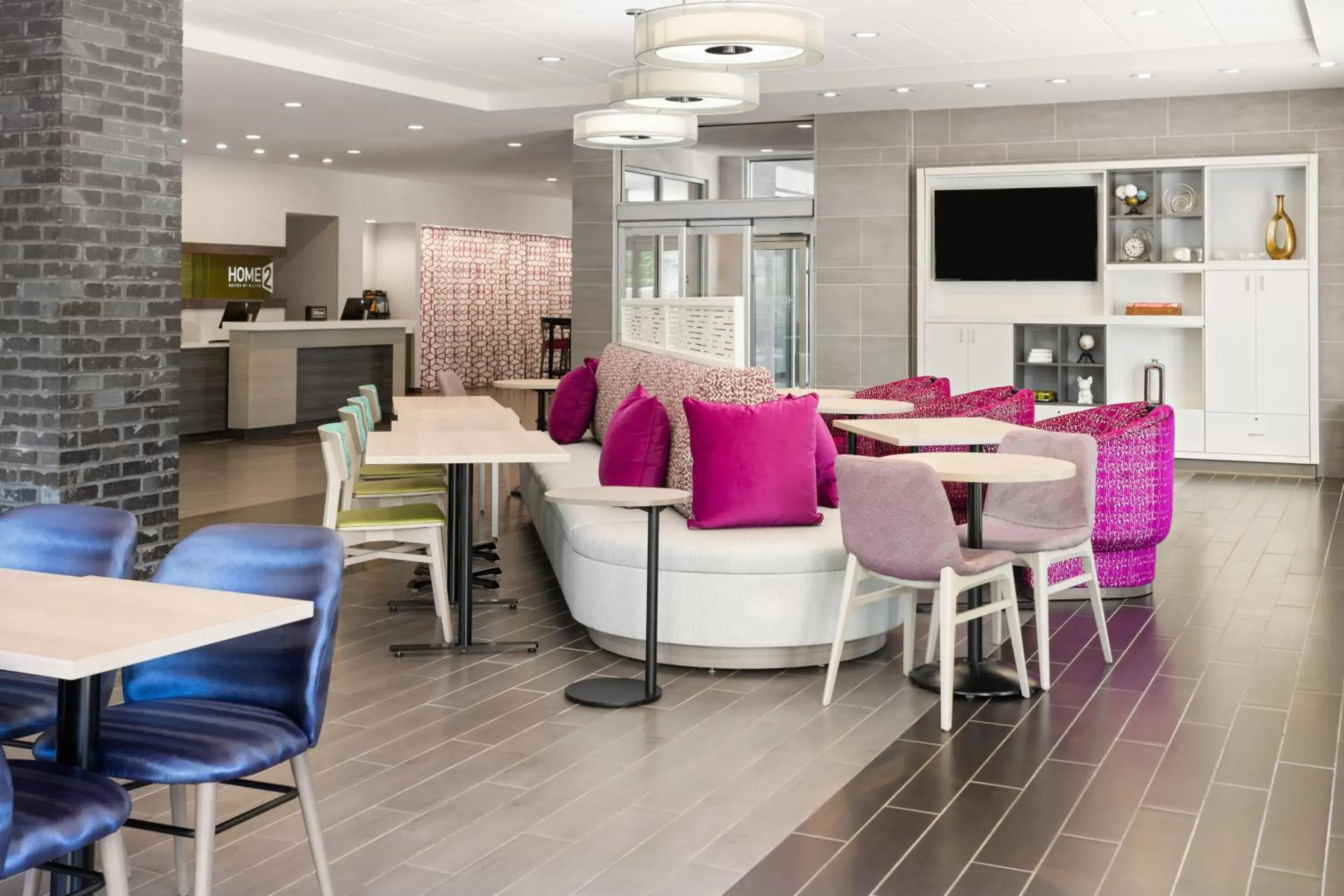 Lobby or reception in Home2 Suites by Hilton Greenville Downtown Lobby or reception in Home2 Suites by Hilton Greenville Downtown