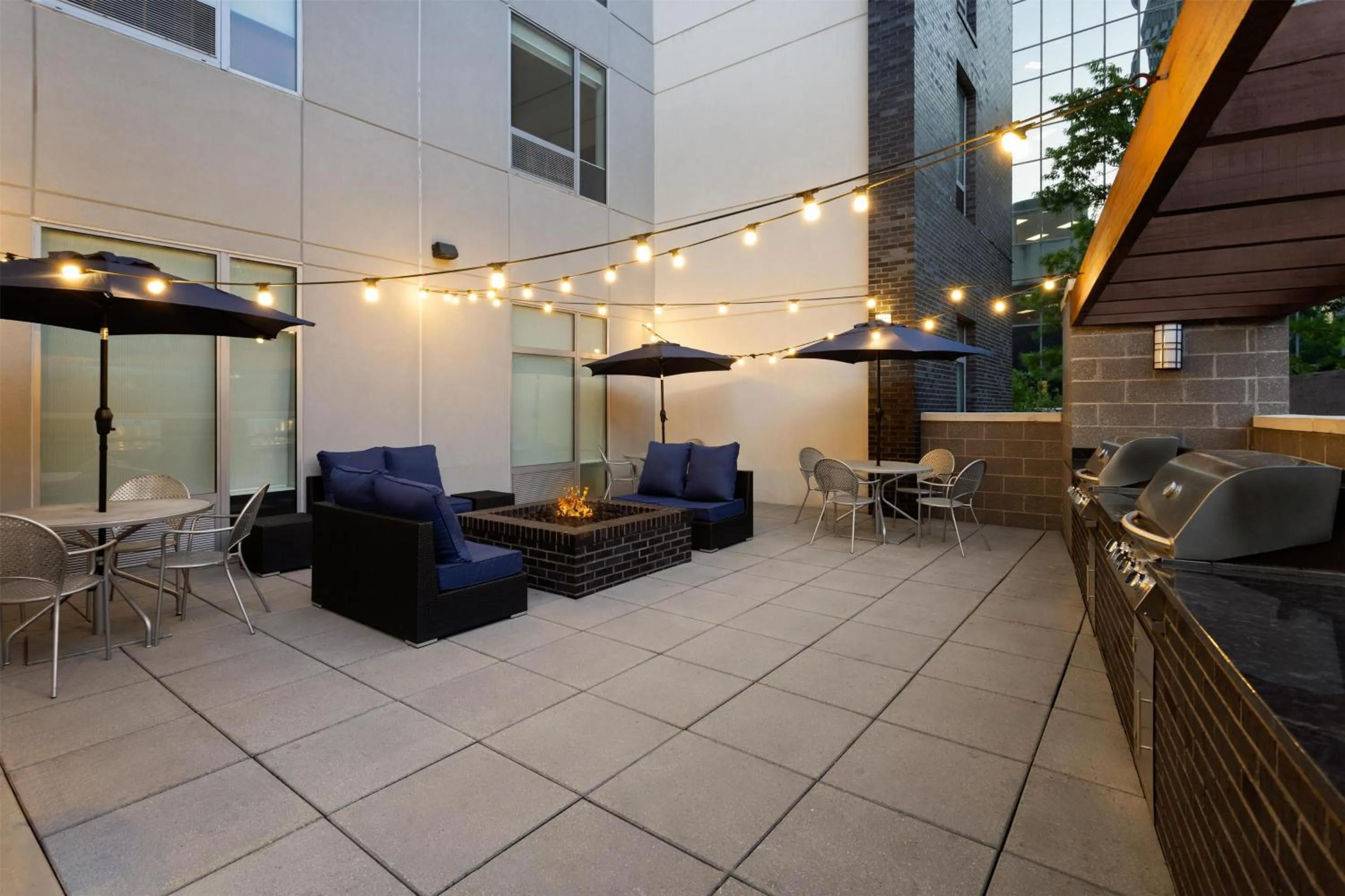 Patio in Home2 Suites by Hilton Greenville Downtown