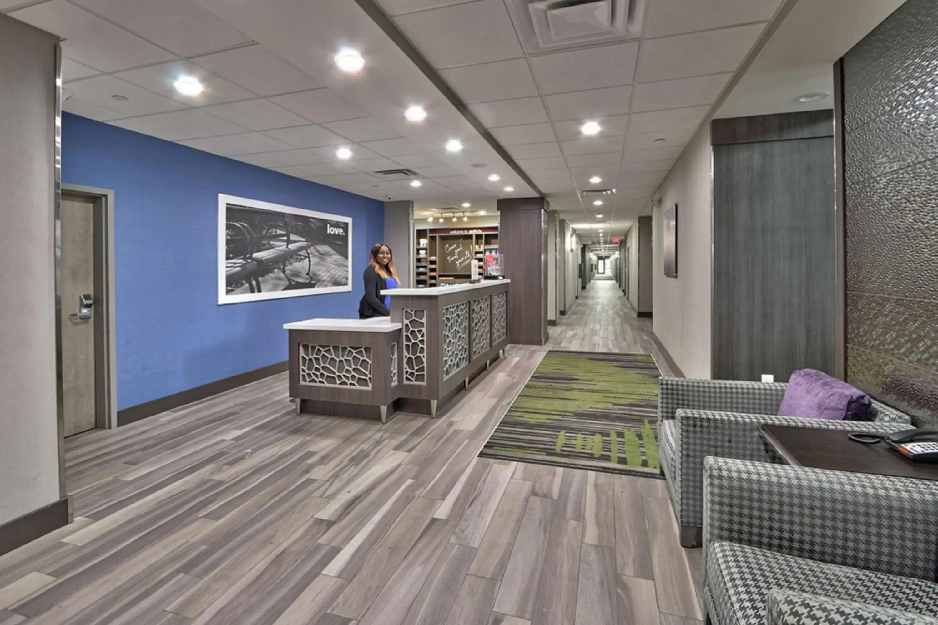 Lobby or reception in Hampton Inn & Suites Guthrie, OK Lobby or reception in Hampton Inn & Suites Guthrie, OK