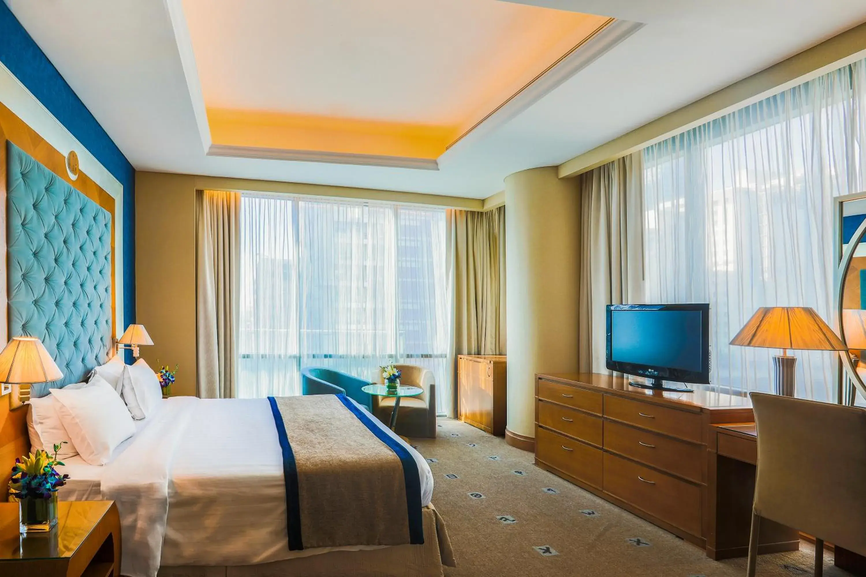 Seating area, Bed in Social Hotel Seating area, Bed in Social Hotel