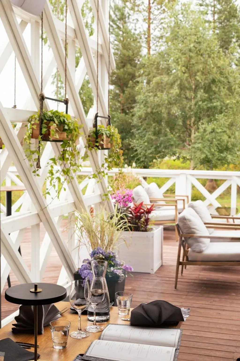 Balcony/Terrace in Arctic TreeHouse Hotel Balcony/Terrace in Arctic TreeHouse Hotel