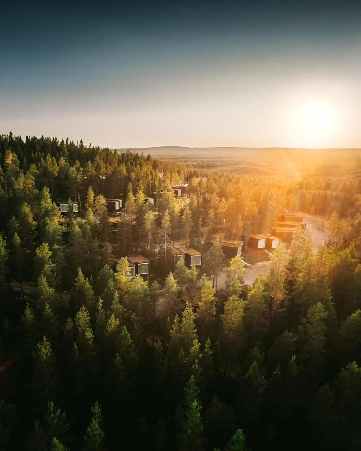 Property building in Arctic TreeHouse Hotel