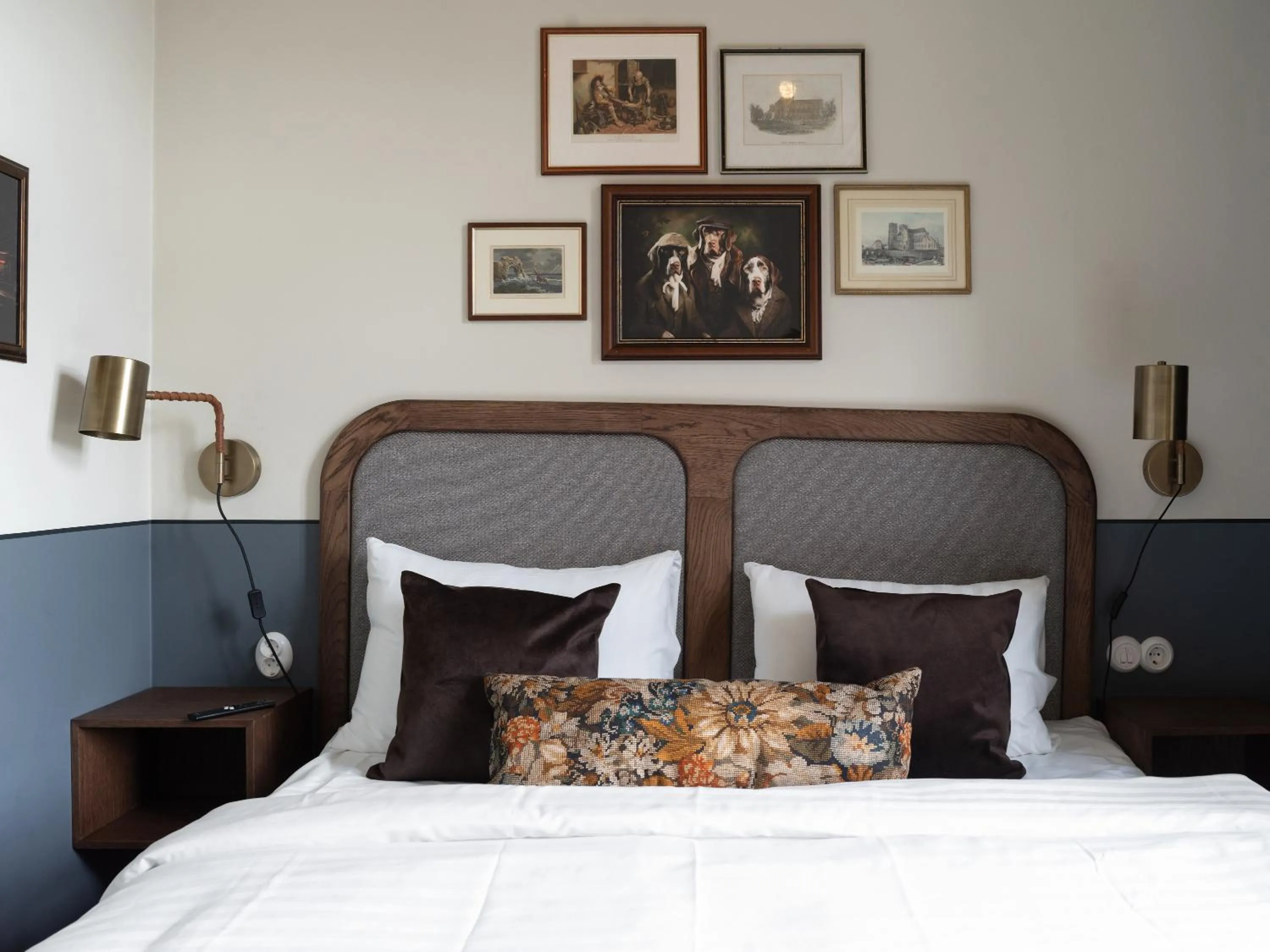 Bedroom, Bed in Hotel Bishops Arms Lund