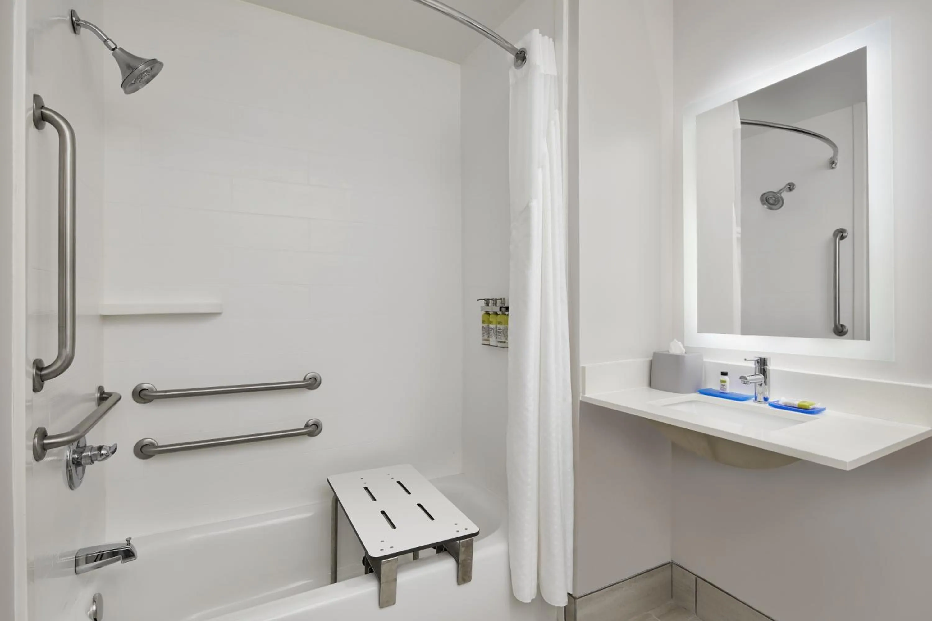 Bathroom in Holiday Inn Express Hotel & Suites Pensacola-West Navy Base by IHG