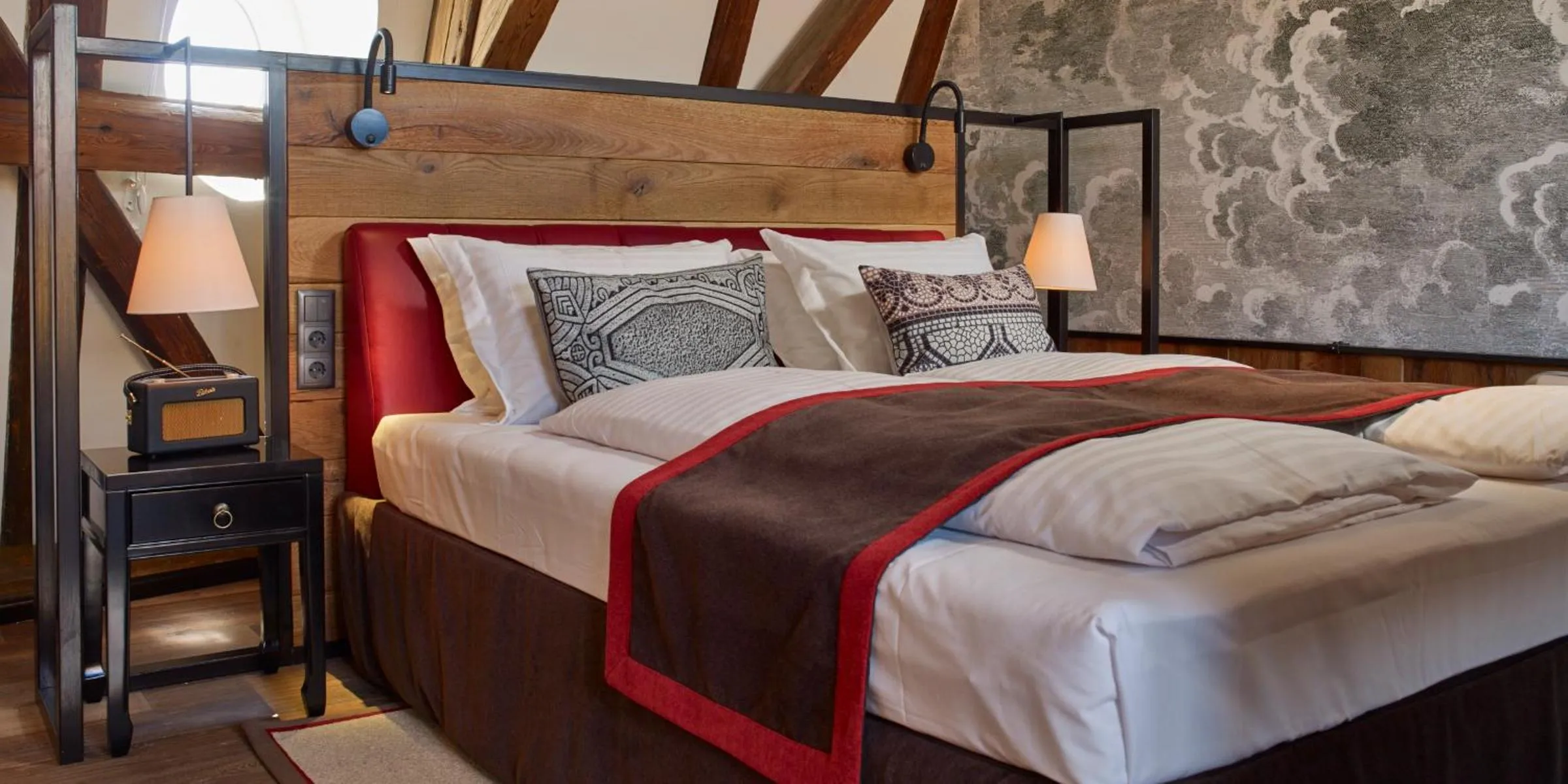 Bed in PEST-BUDA Design Hotel