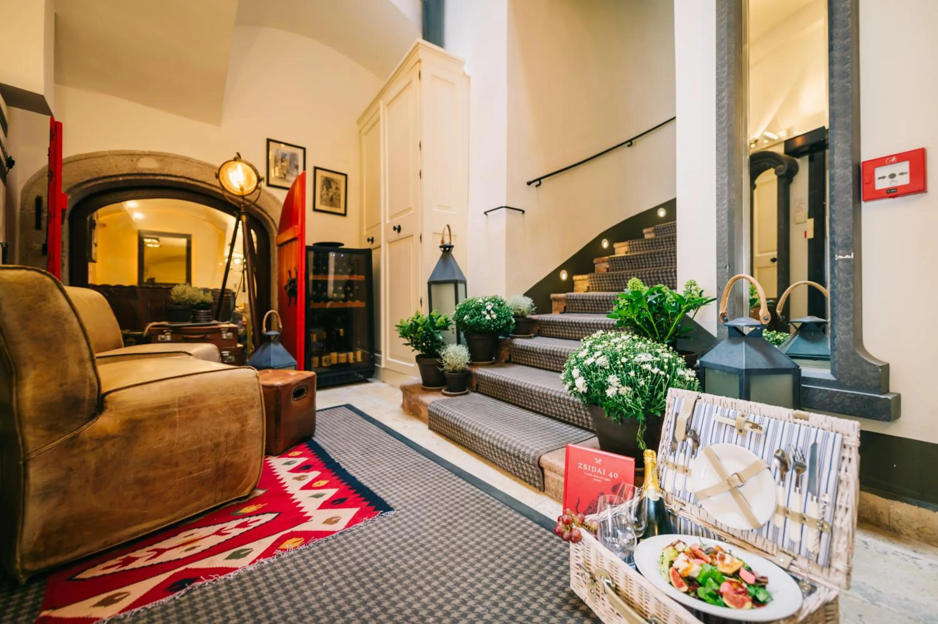 Lobby or reception in PEST-BUDA Design Hotel