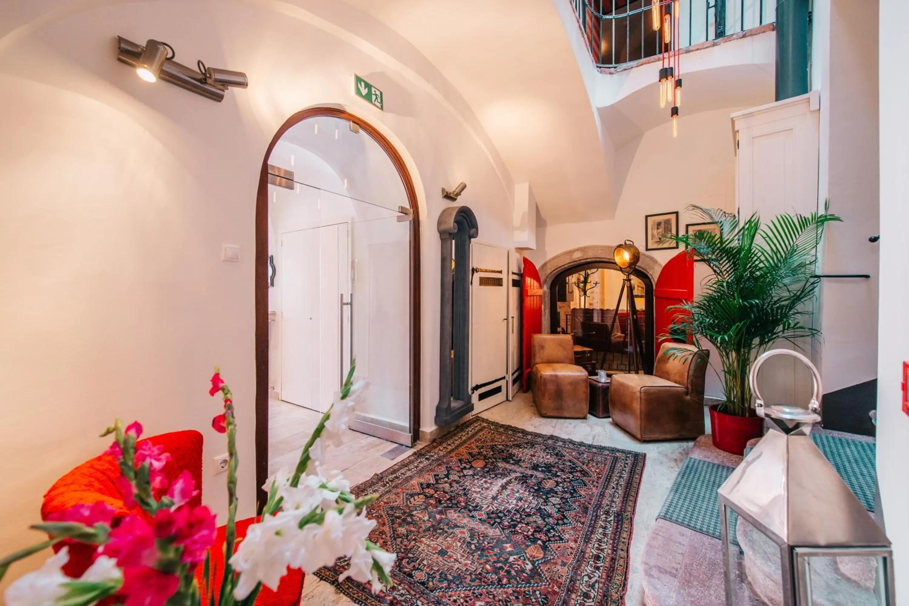 Lobby or reception in PEST-BUDA Design Hotel