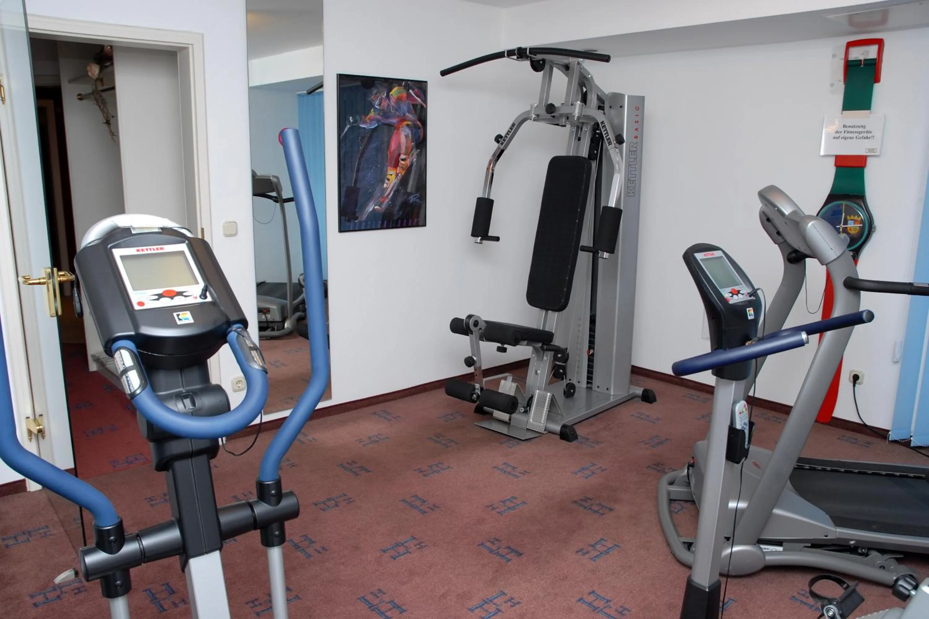 Fitness centre/facilities in Hotel Garni Lindacher Hof
