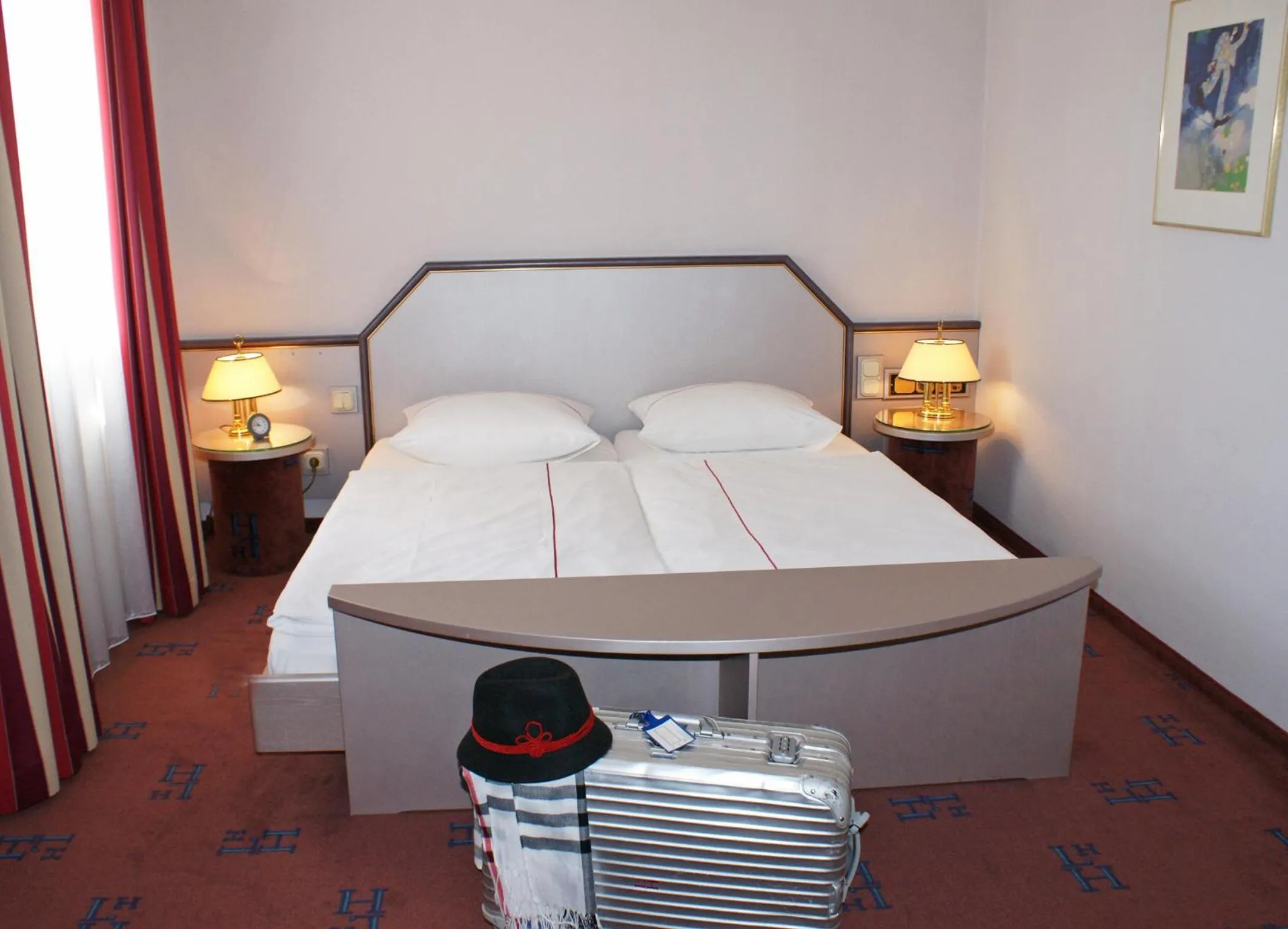 Bed in Hotel Garni Lindacher Hof