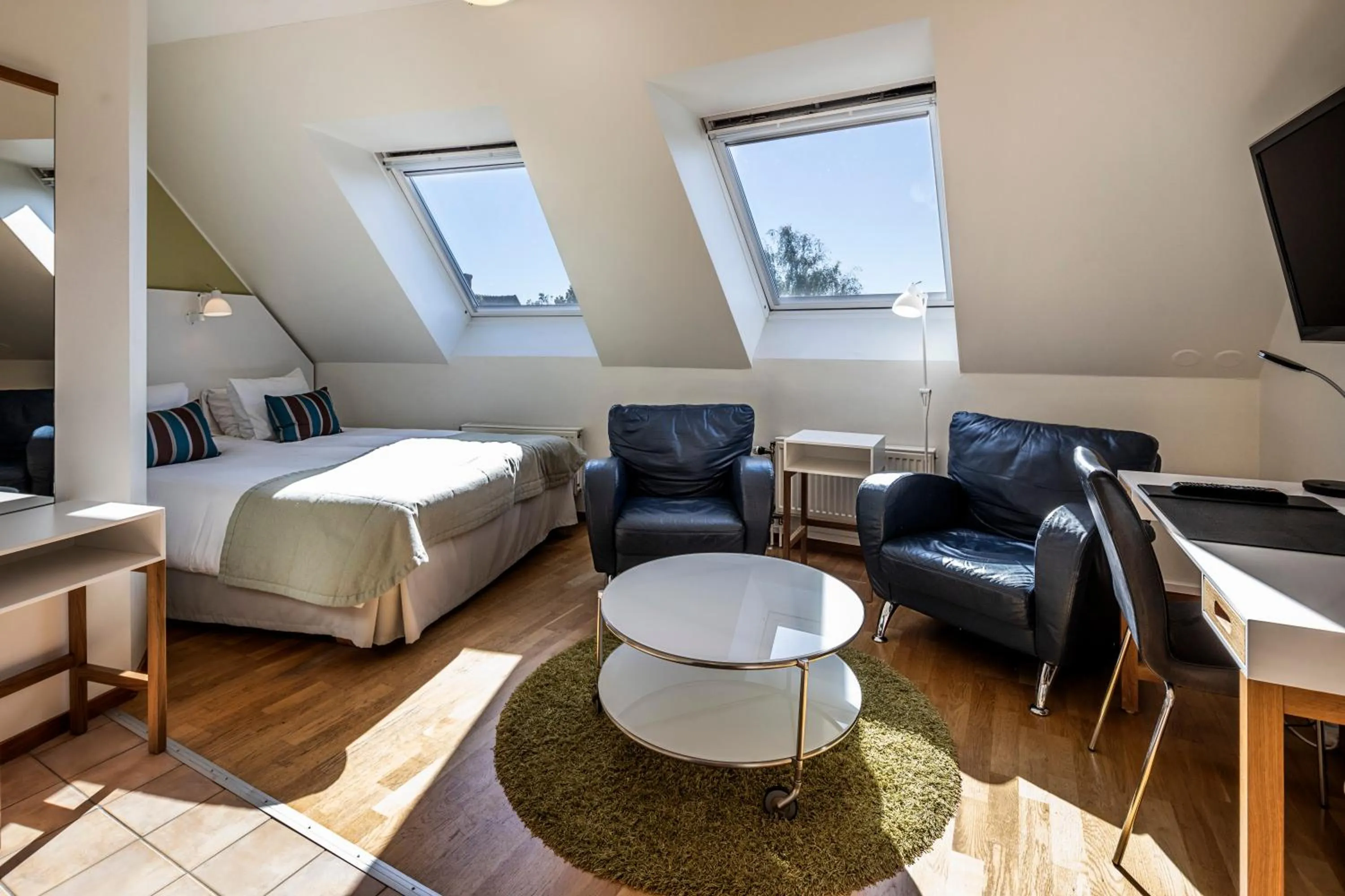 Photo of the whole room, Bed in First Hotel Planetstaden