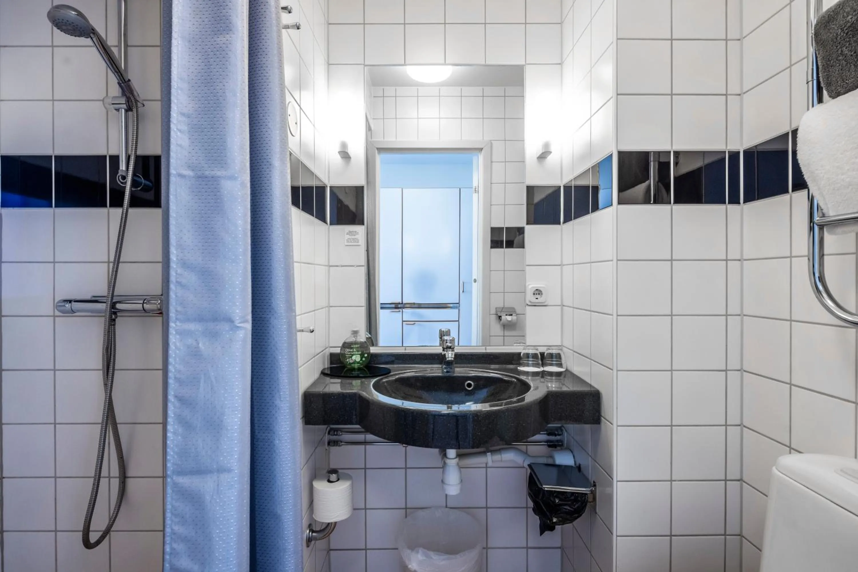 Bathroom in First Hotel Planetstaden