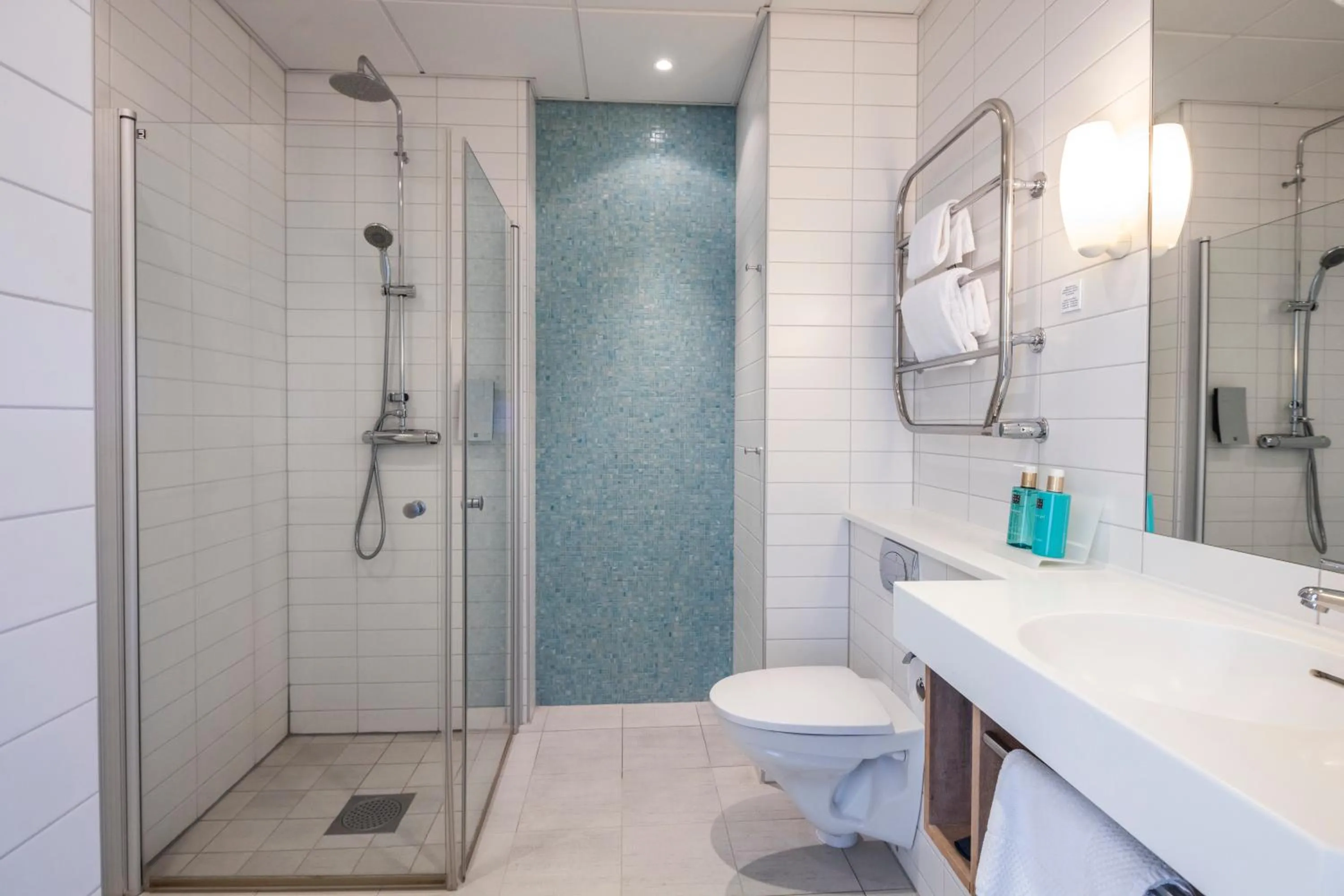 Bathroom in First Hotel Planetstaden